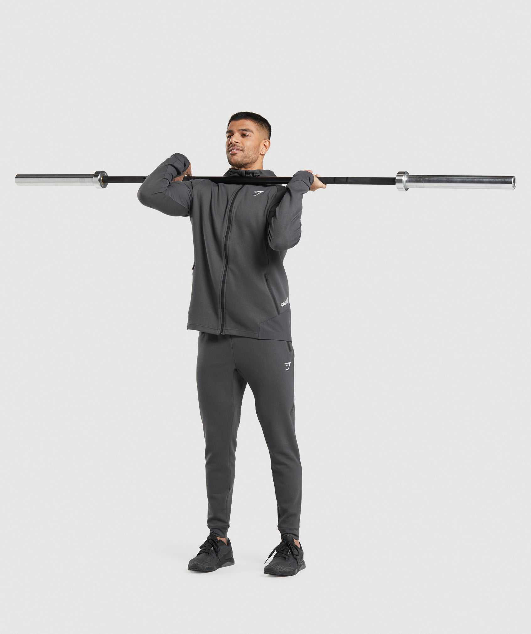 Gymshark Apex Technical Jassen Zwart Grijs | VXZO74920