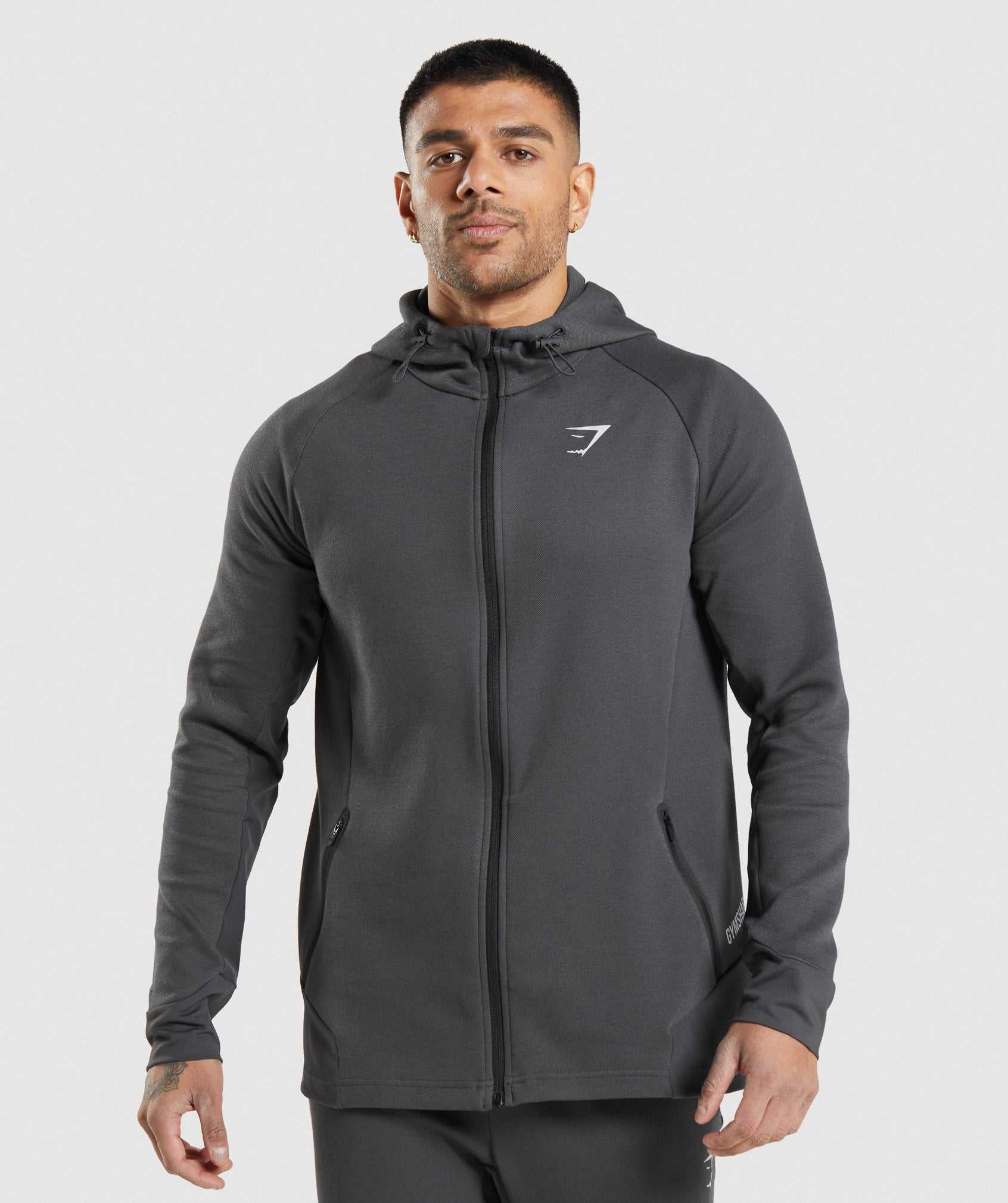 Gymshark Apex Technical Jassen Zwart Grijs | VXZO74920