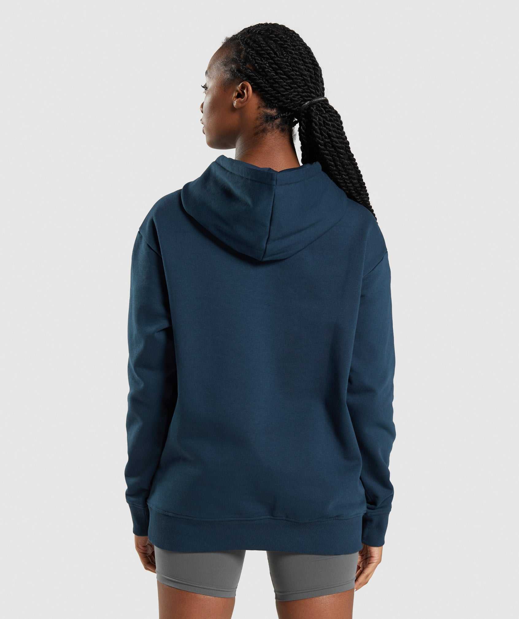 Gymshark Apollo Oversized Pullover Donkerblauw | PNVG89410