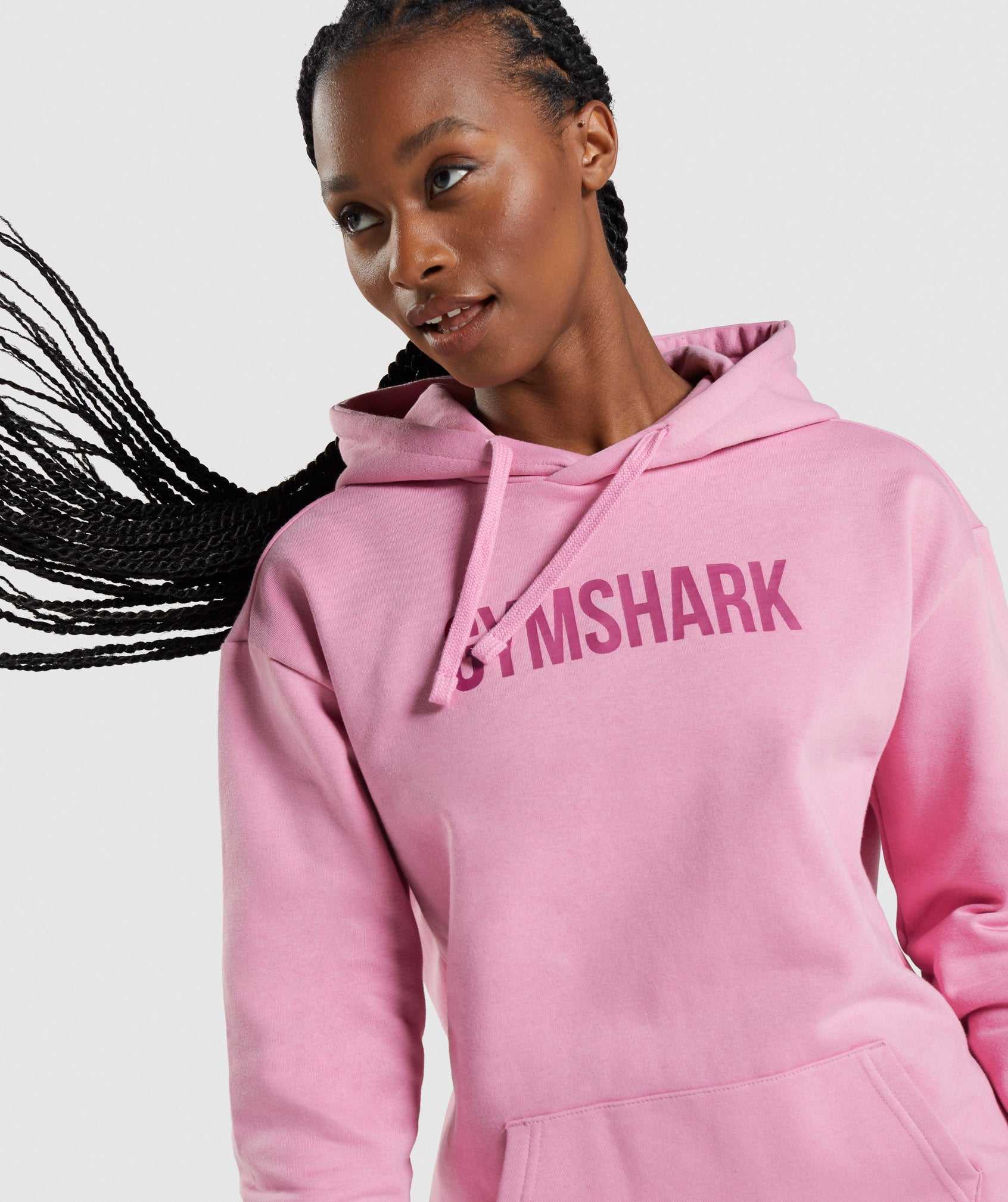 Gymshark Apollo Oversized Pullover Roze | SOMZ61572