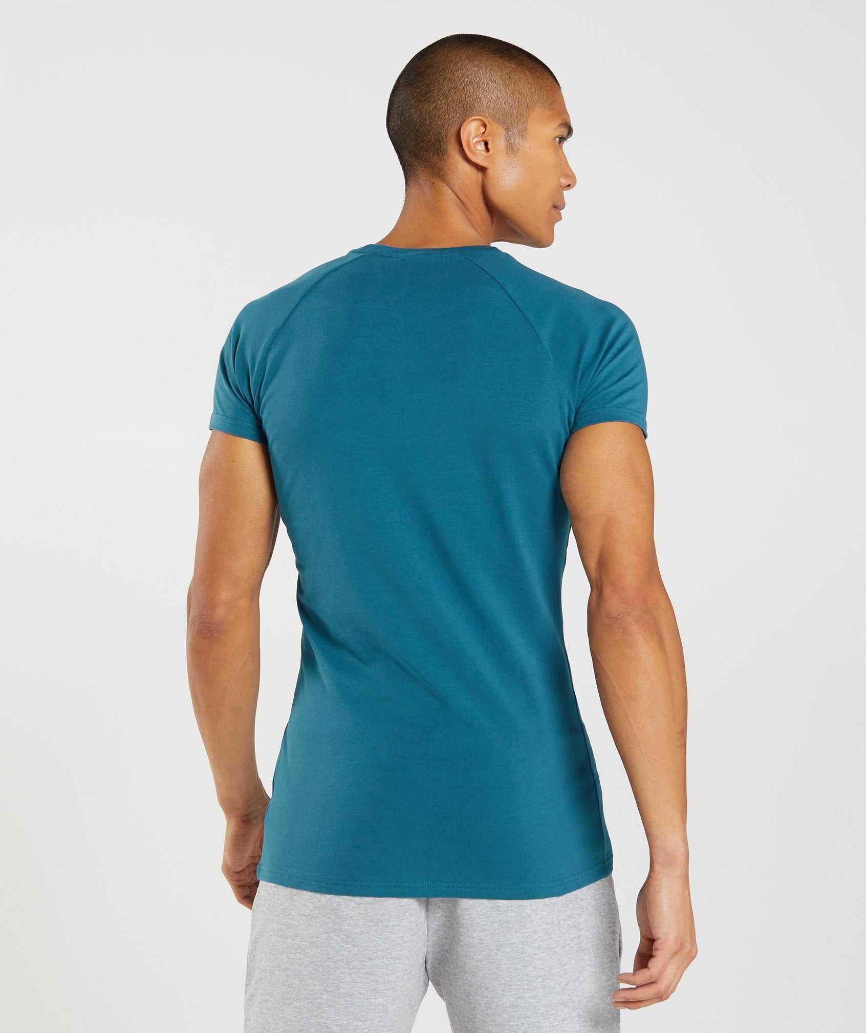 Gymshark Apollo T-shirts Blauw | ALMN93678