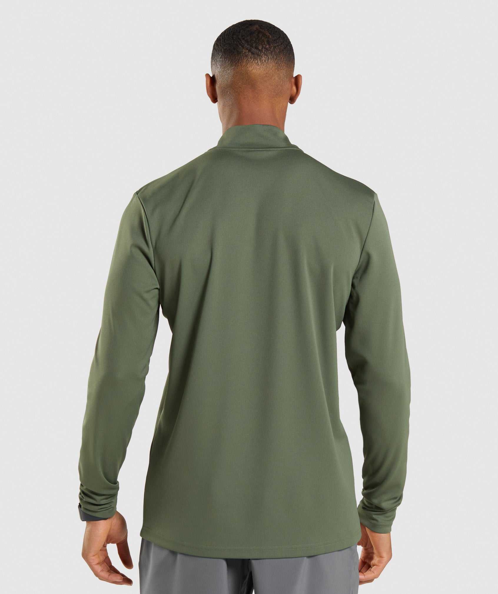 Gymshark Arrival 1/4 Zip Pullover Olijfgroen | ZQJY67315