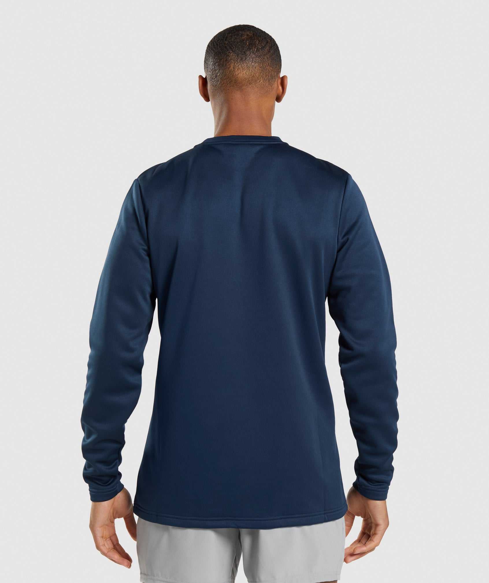 Gymshark Arrival Crew Sweatshirt Pullover Donkerblauw | PFOJ71845