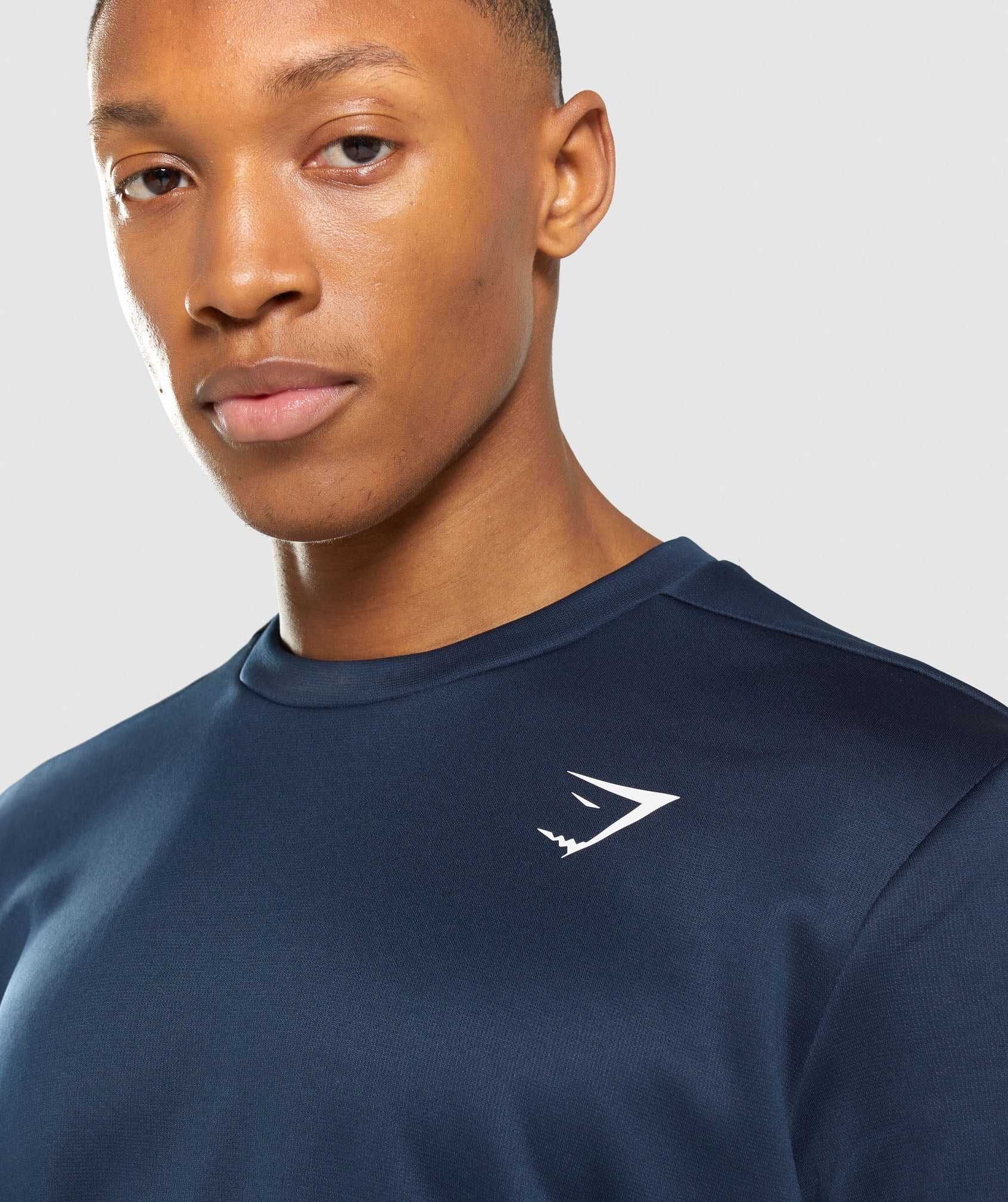 Gymshark Arrival Crew Sweatshirt Pullover Donkerblauw | PFOJ71845