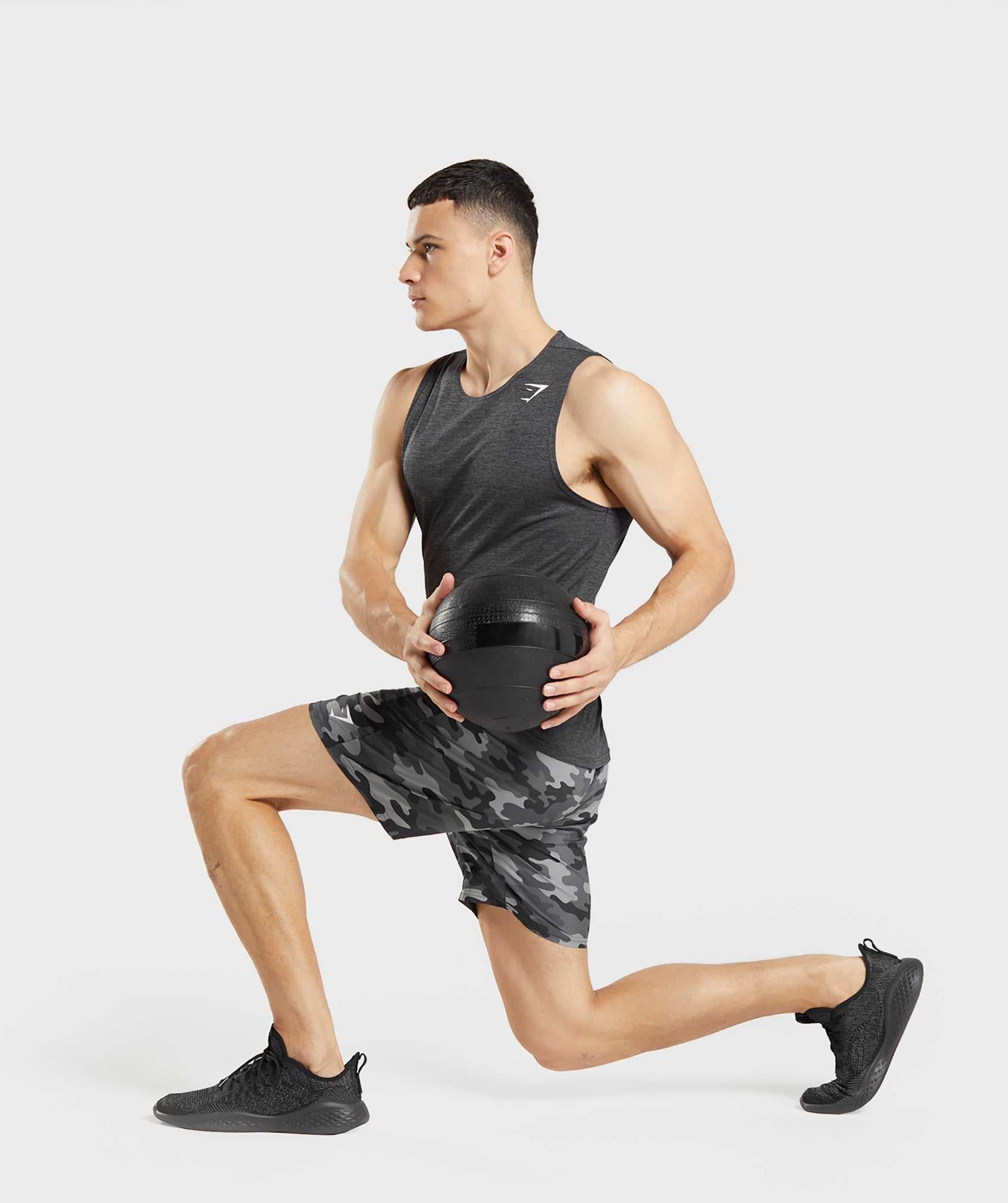 Gymshark Arrival Korte Broek Grijs | FESY01685