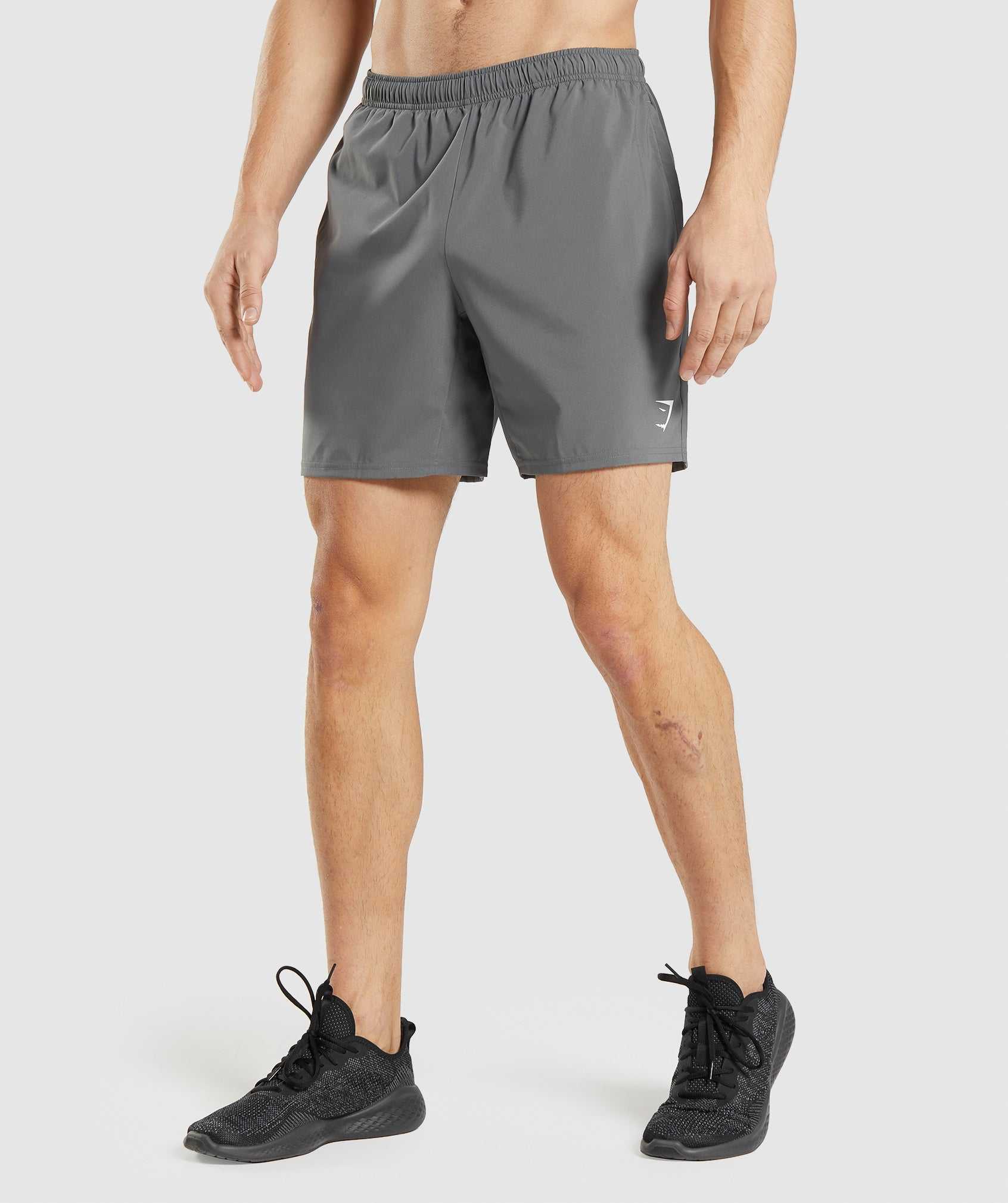 Gymshark Arrival Korte Broek Grijs | TWAU92368