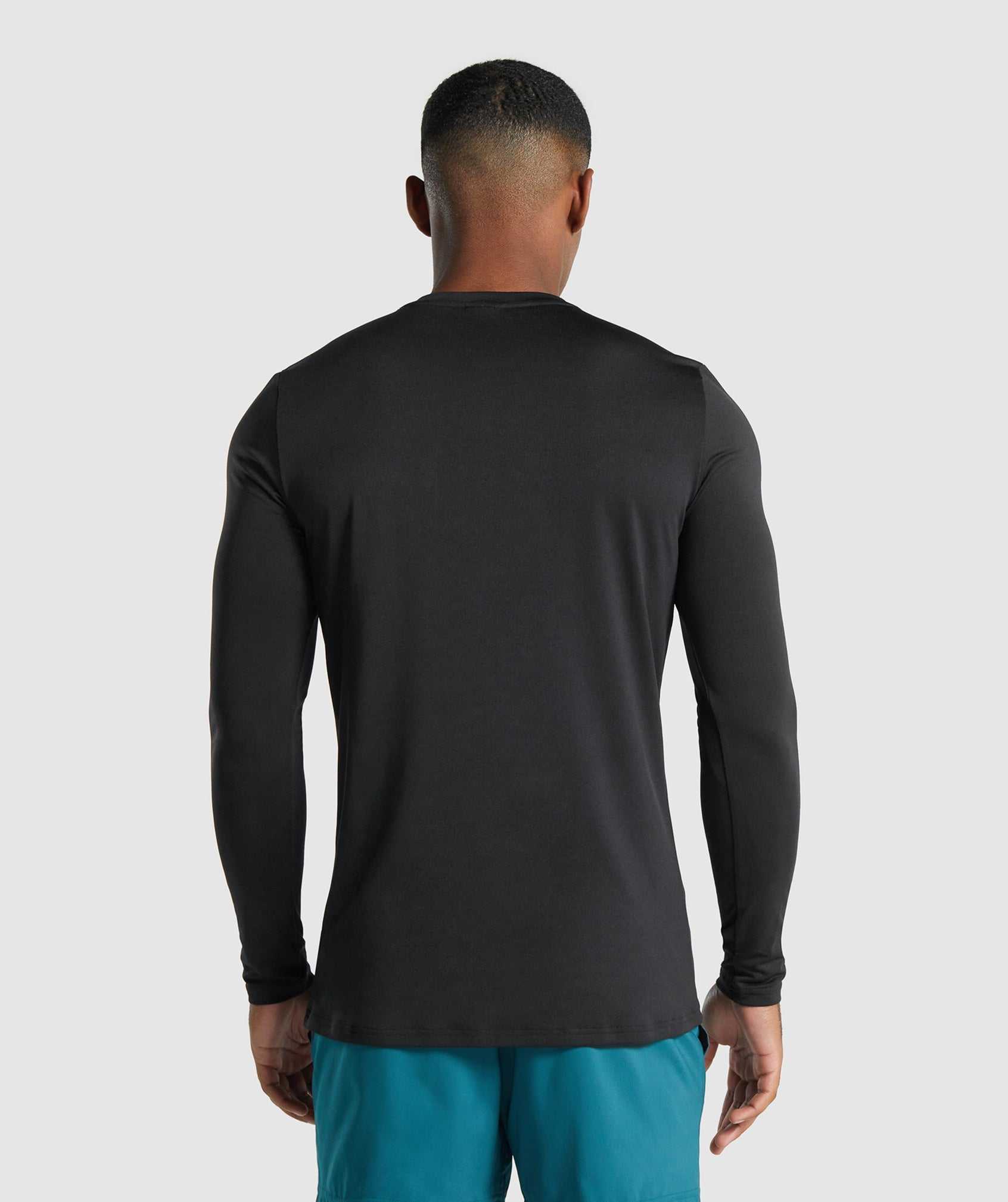 Gymshark Arrival Long Sleeve Grafische T-shirts Zwart | LMQJ18249