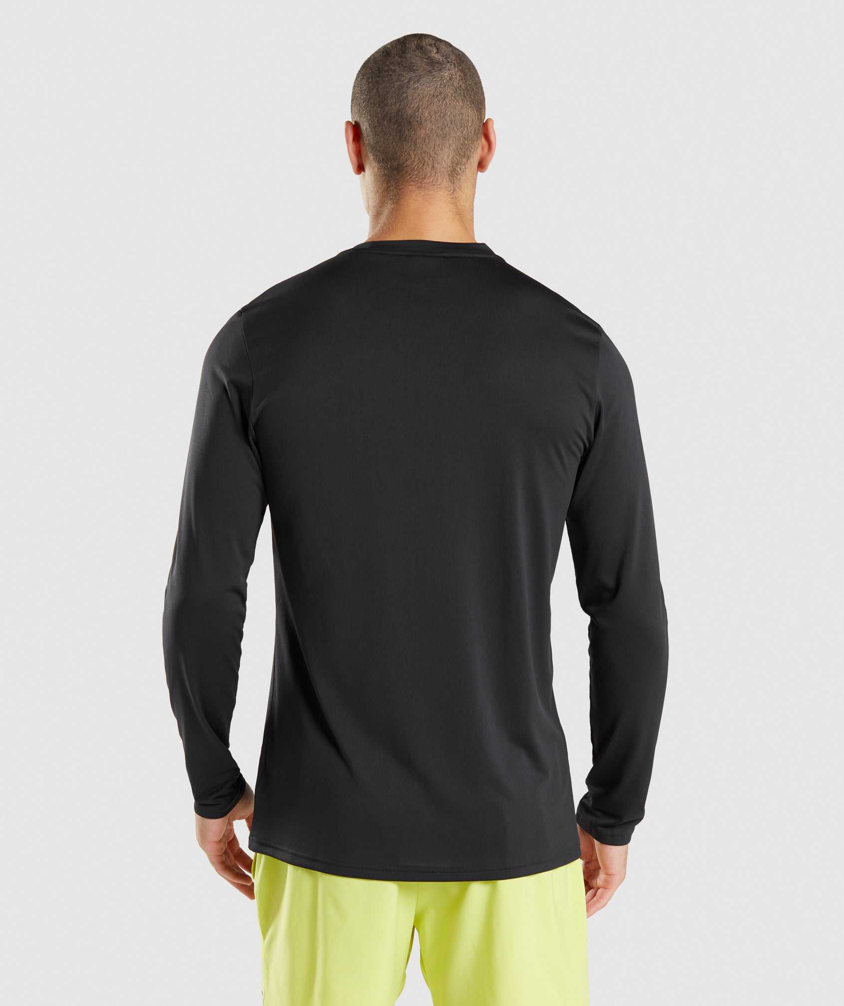 Gymshark Arrival Long Sleeve T-shirts Zwart | AIWU59620