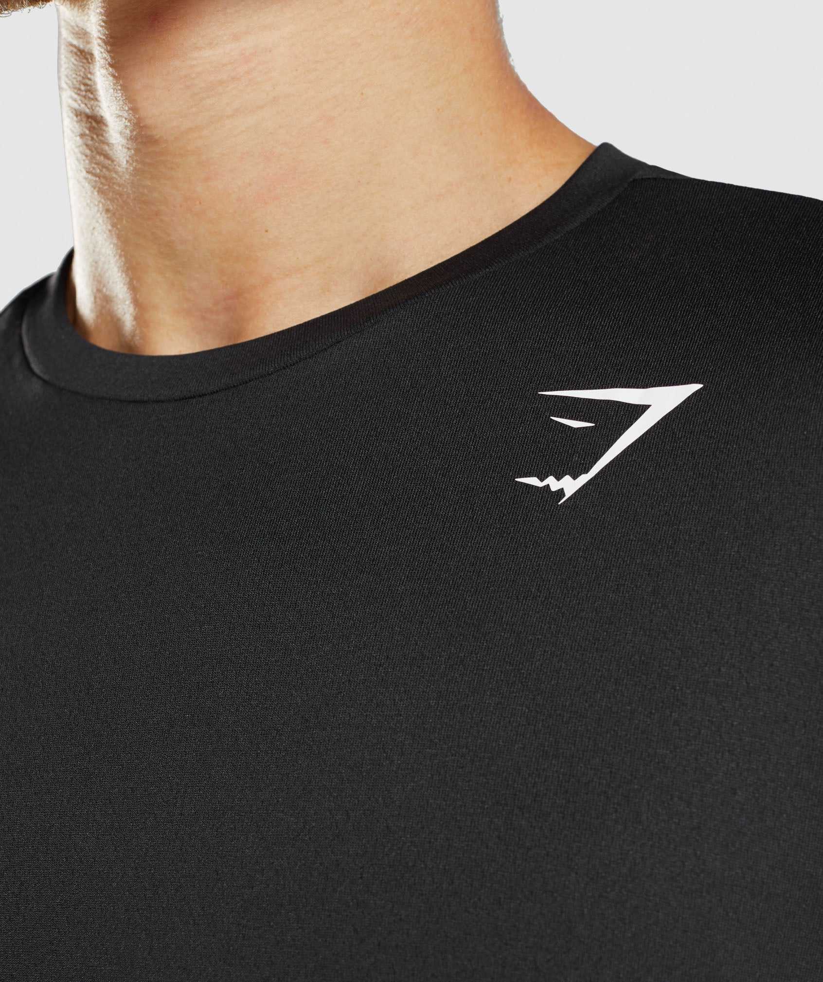 Gymshark Arrival Long Sleeve T-shirts Zwart | AIWU59620