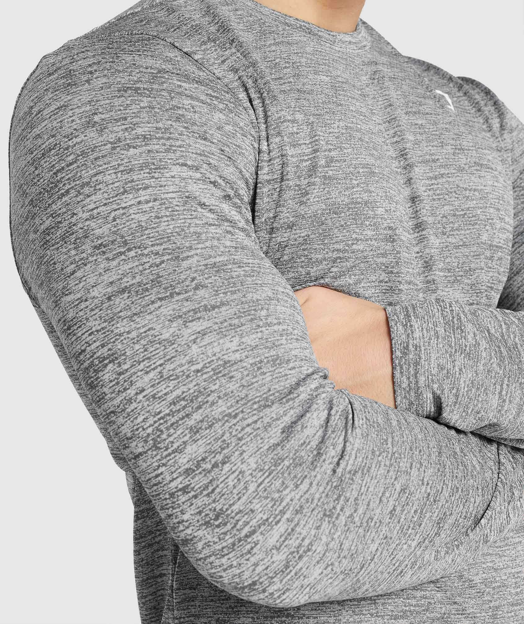 Gymshark Arrival Marl Long Sleeve T-shirts Grijs | LKBP13804