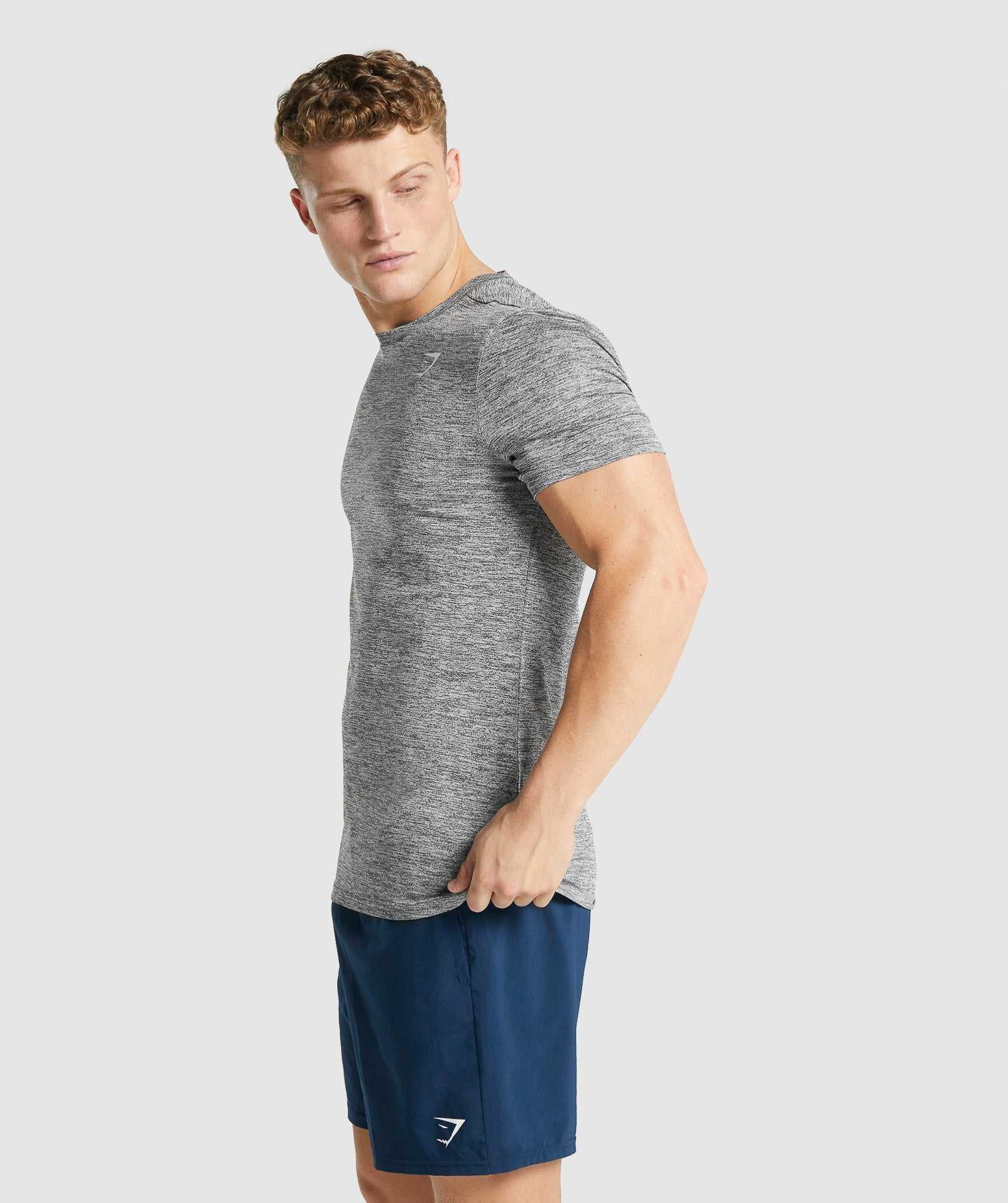 Gymshark Arrival Marl T-shirts Grijs | CIBL35487