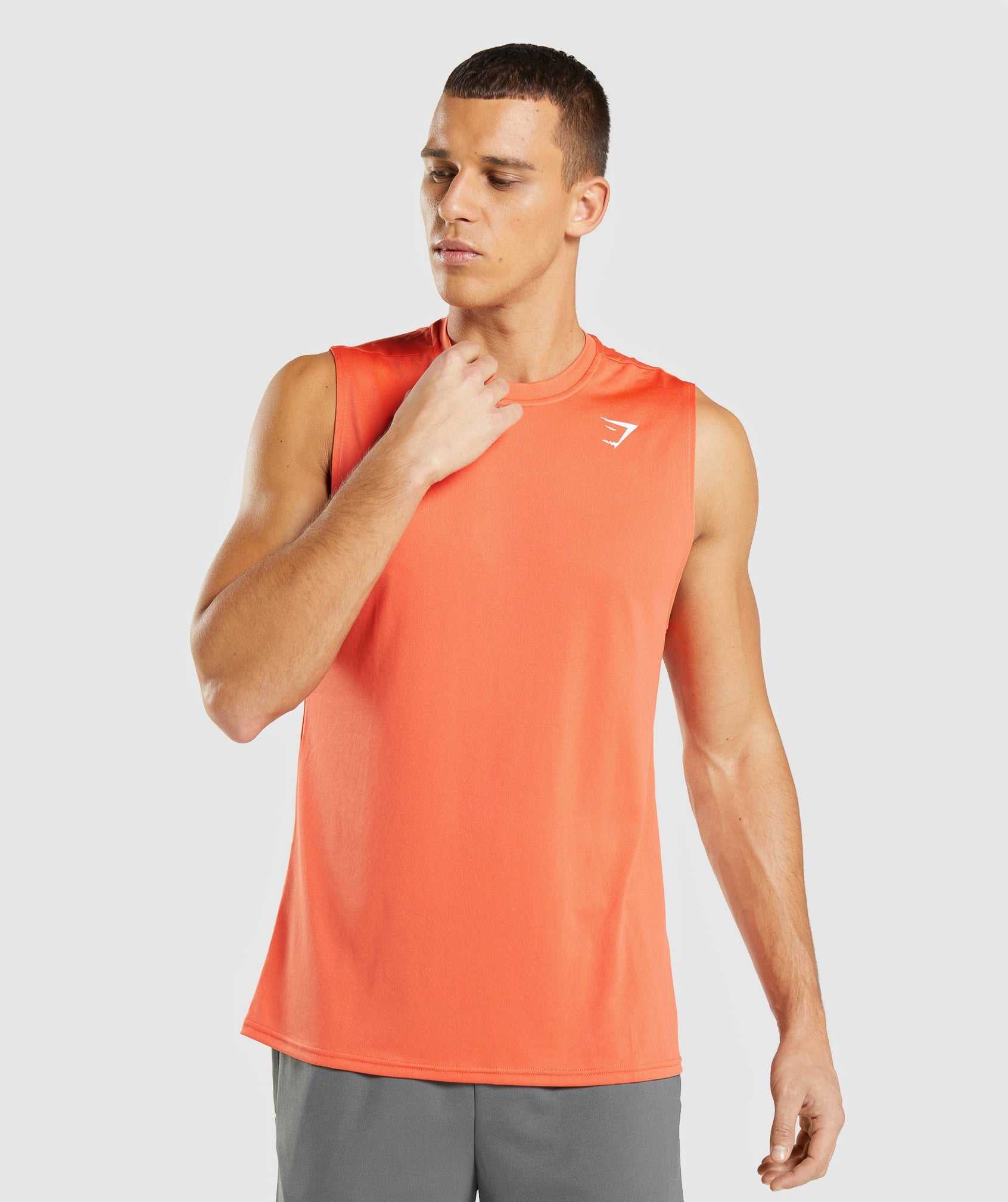 Gymshark Arrival Mouwloos Tanktop Oranje | ZOHI62503