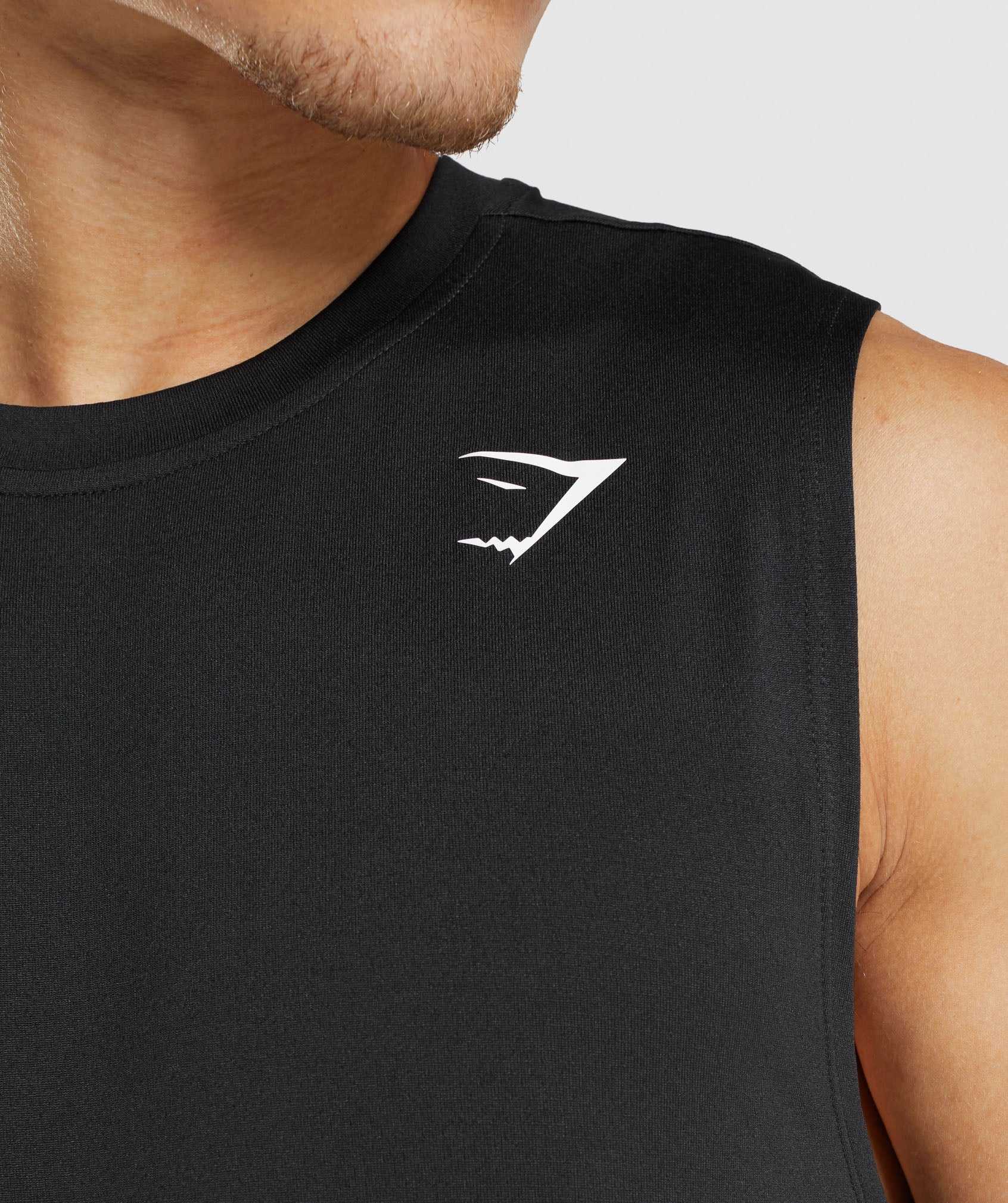 Gymshark Arrival Mouwloos Tanktop Zwart | XEGW65081