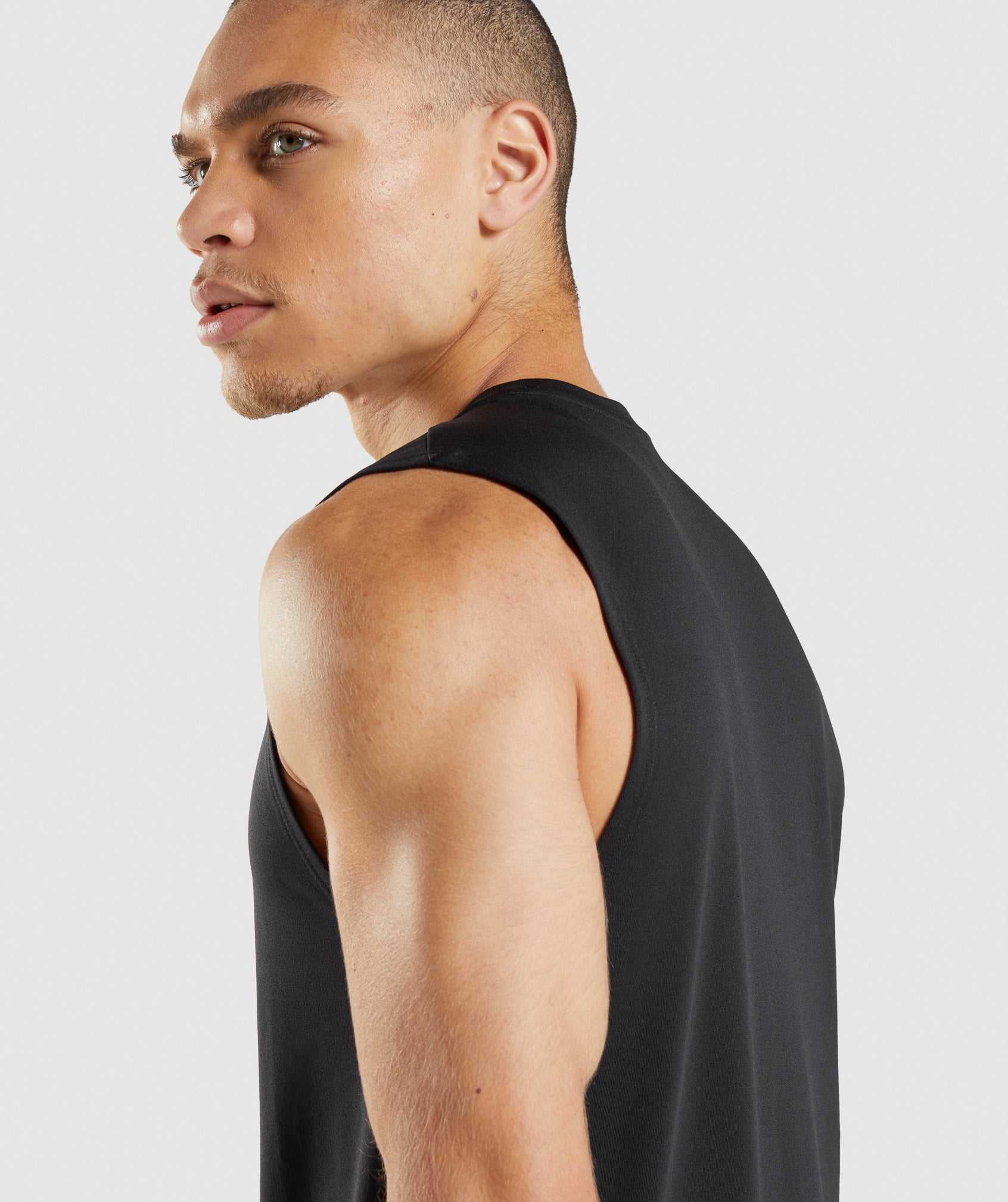 Gymshark Arrival Mouwloos Tanktop Zwart | XEGW65081