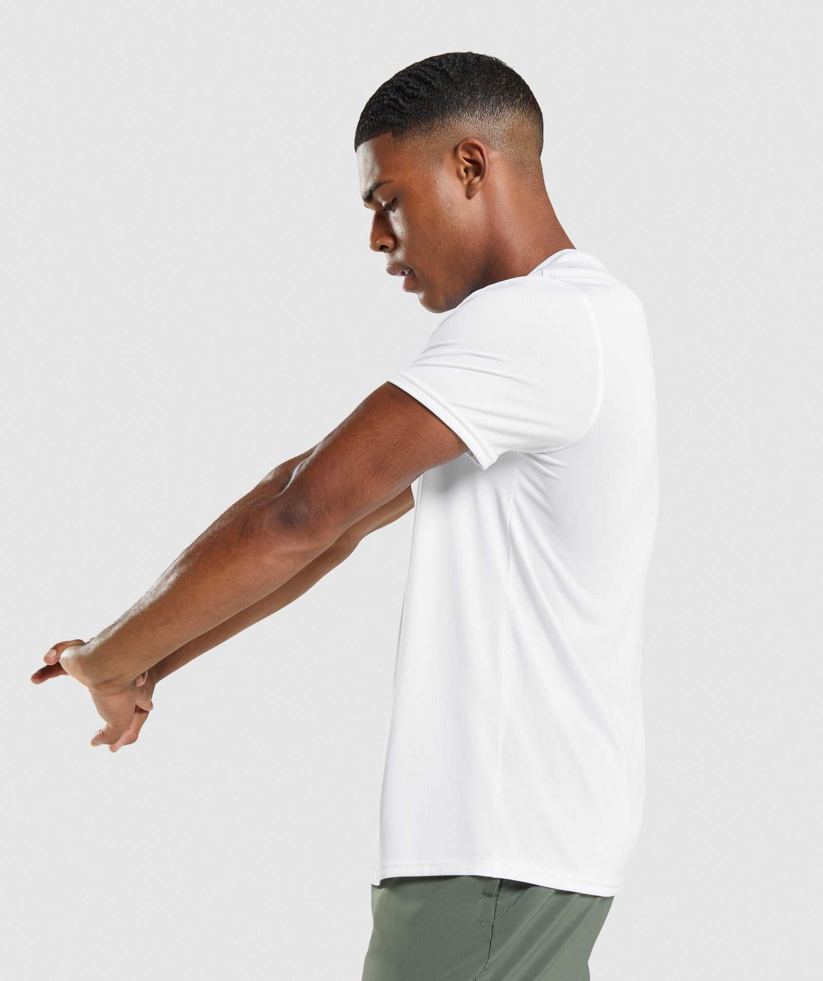 Gymshark Arrival Regular Fit T-shirts Wit | MWTO58340