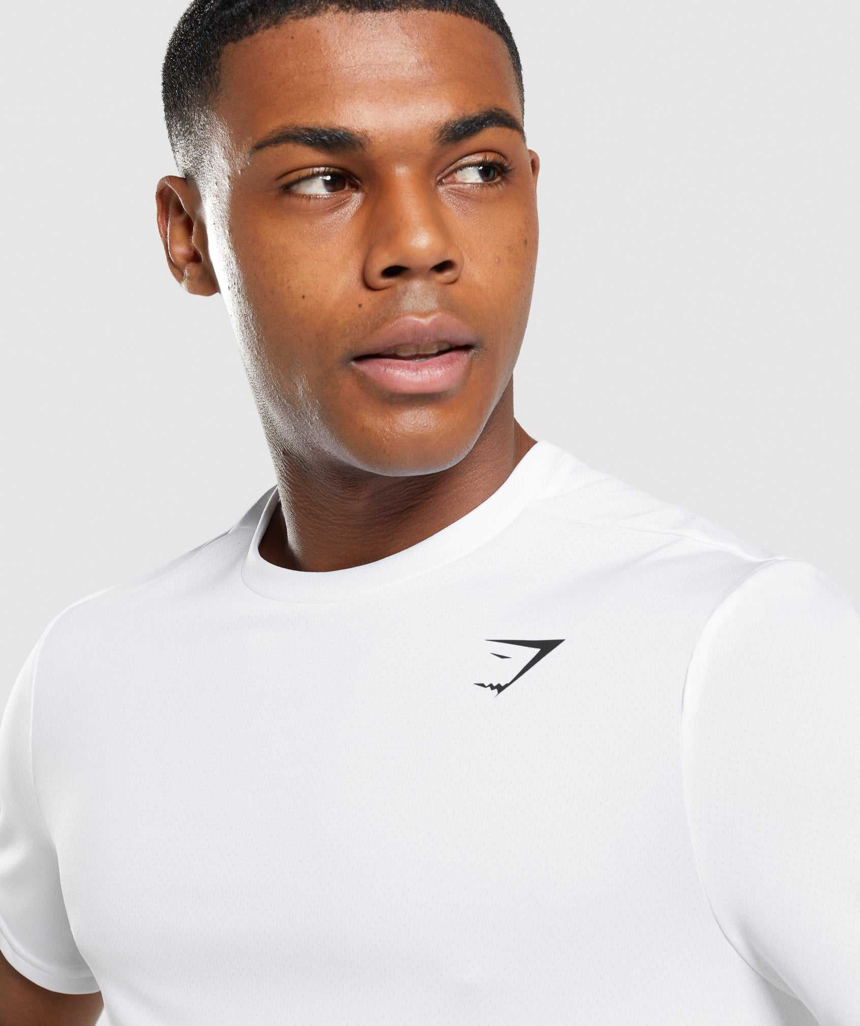 Gymshark Arrival Regular Fit T-shirts Wit | MWTO58340