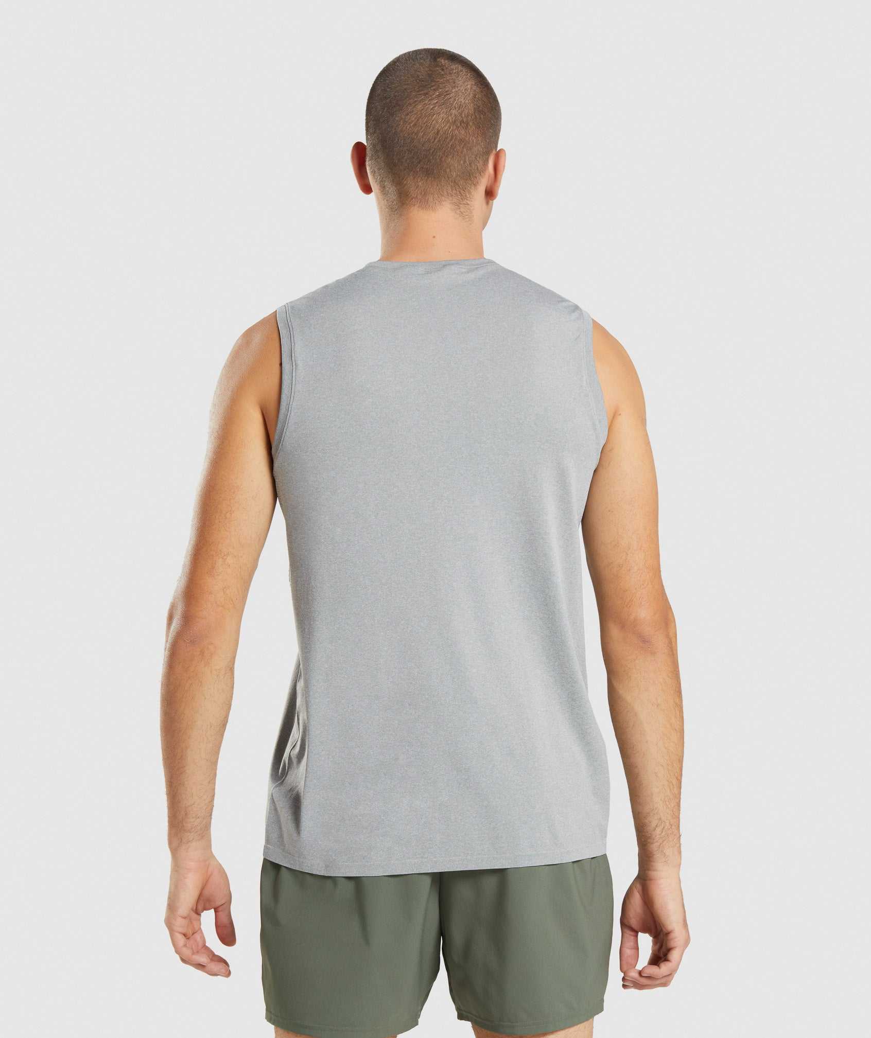 Gymshark Arrival Seamless Tanktop Grijs | WVXQ80645