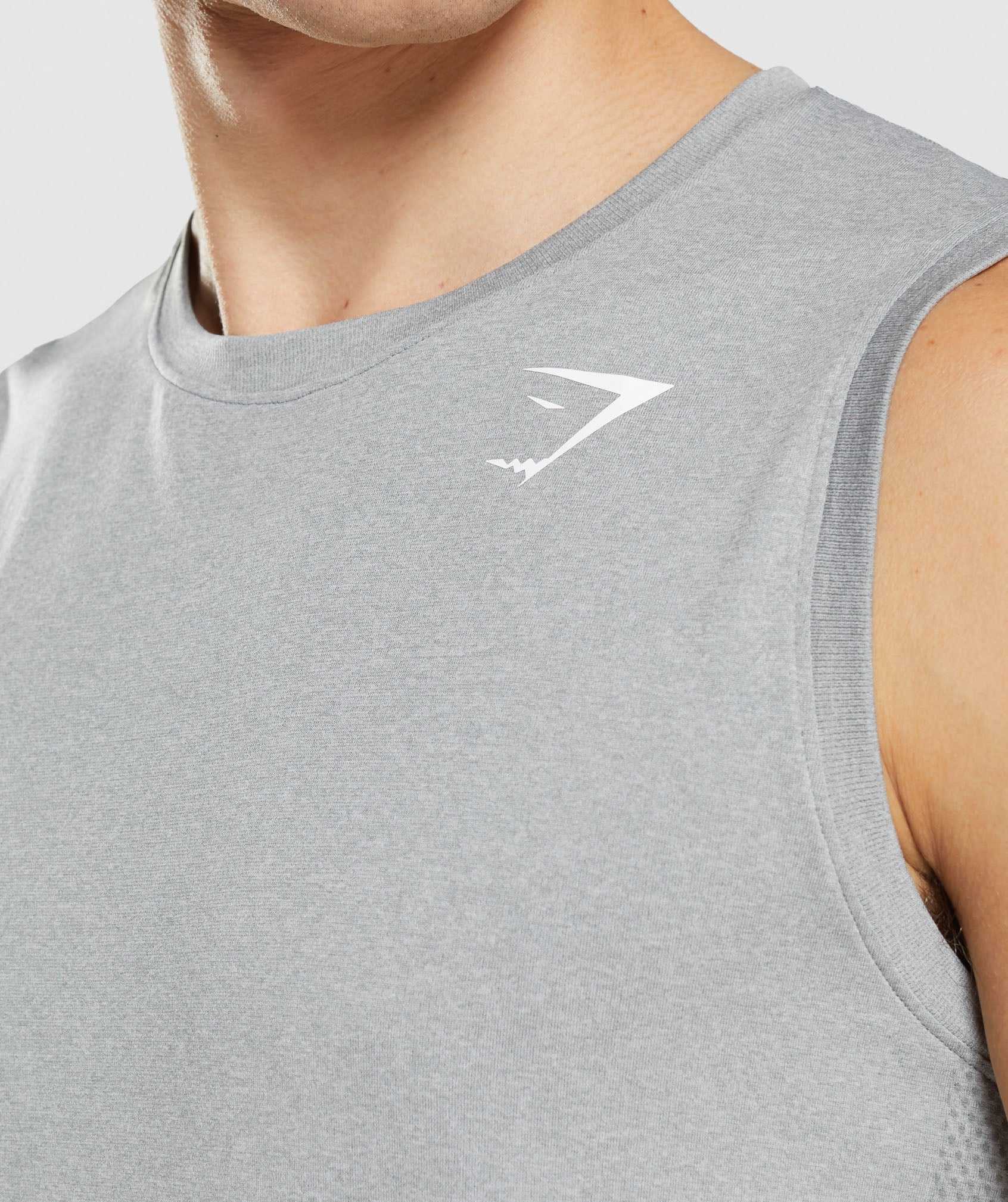 Gymshark Arrival Seamless Tanktop Grijs | WVXQ80645