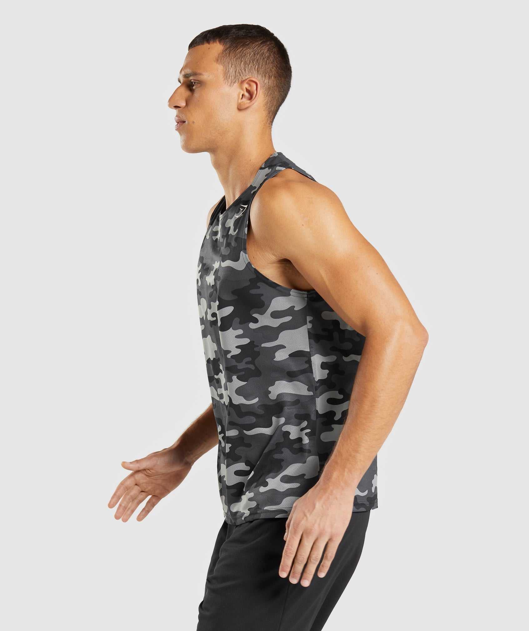 Gymshark Arrival Tanktop Grijs | HSJI10384