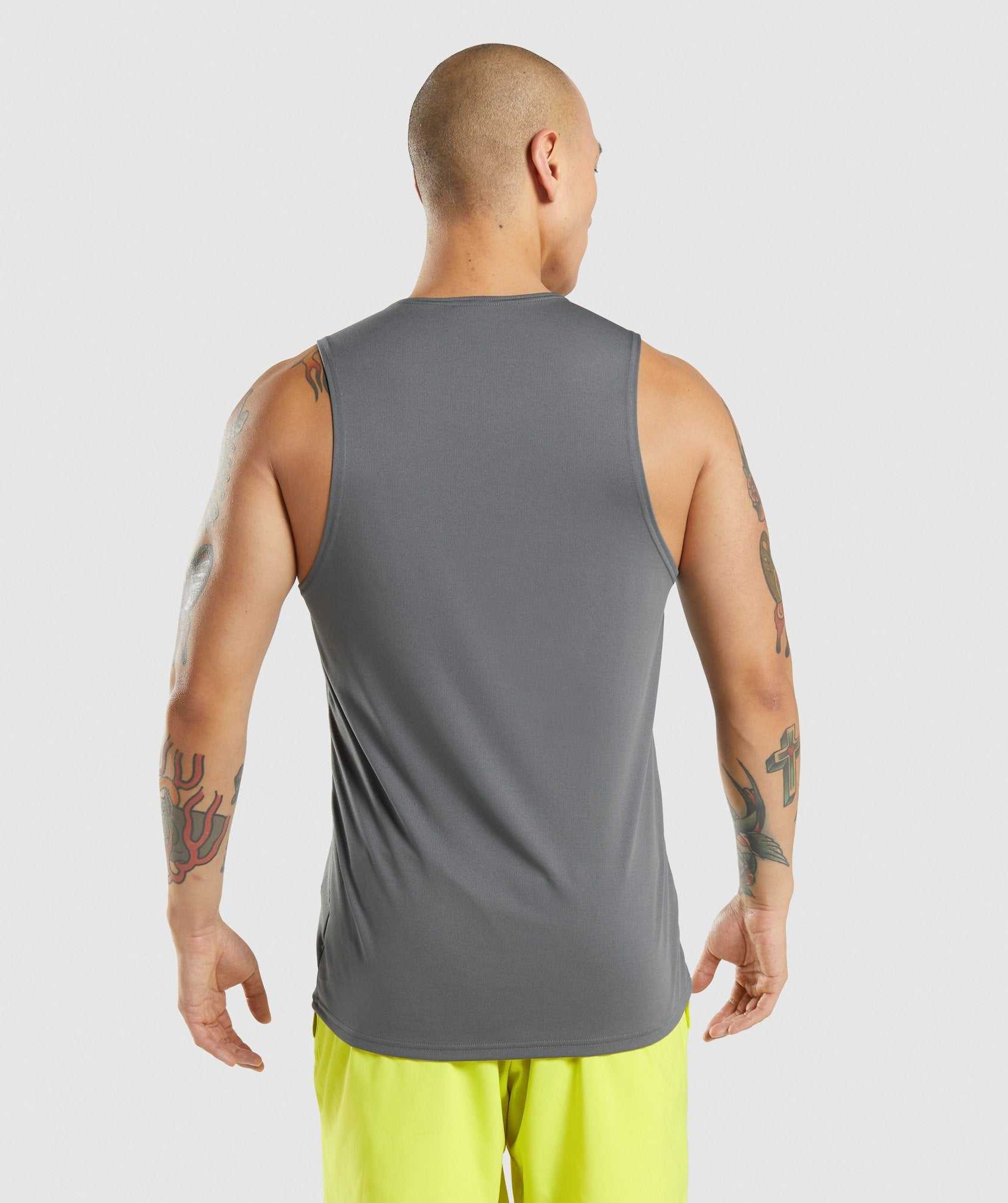 Gymshark Arrival Tanktop Grijs | LBVY60723