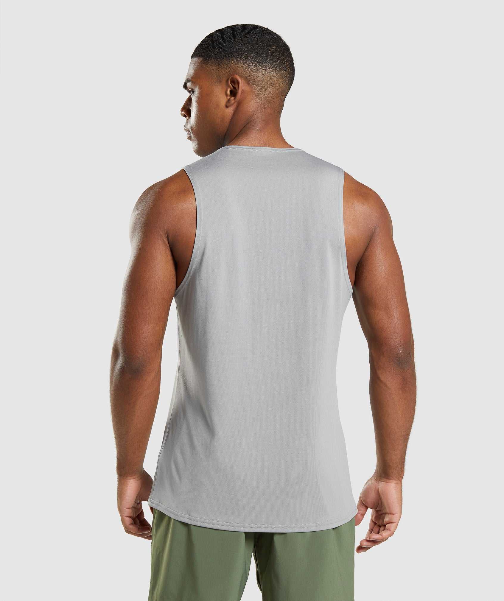 Gymshark Arrival Tanktop Grijs | QRNL03476