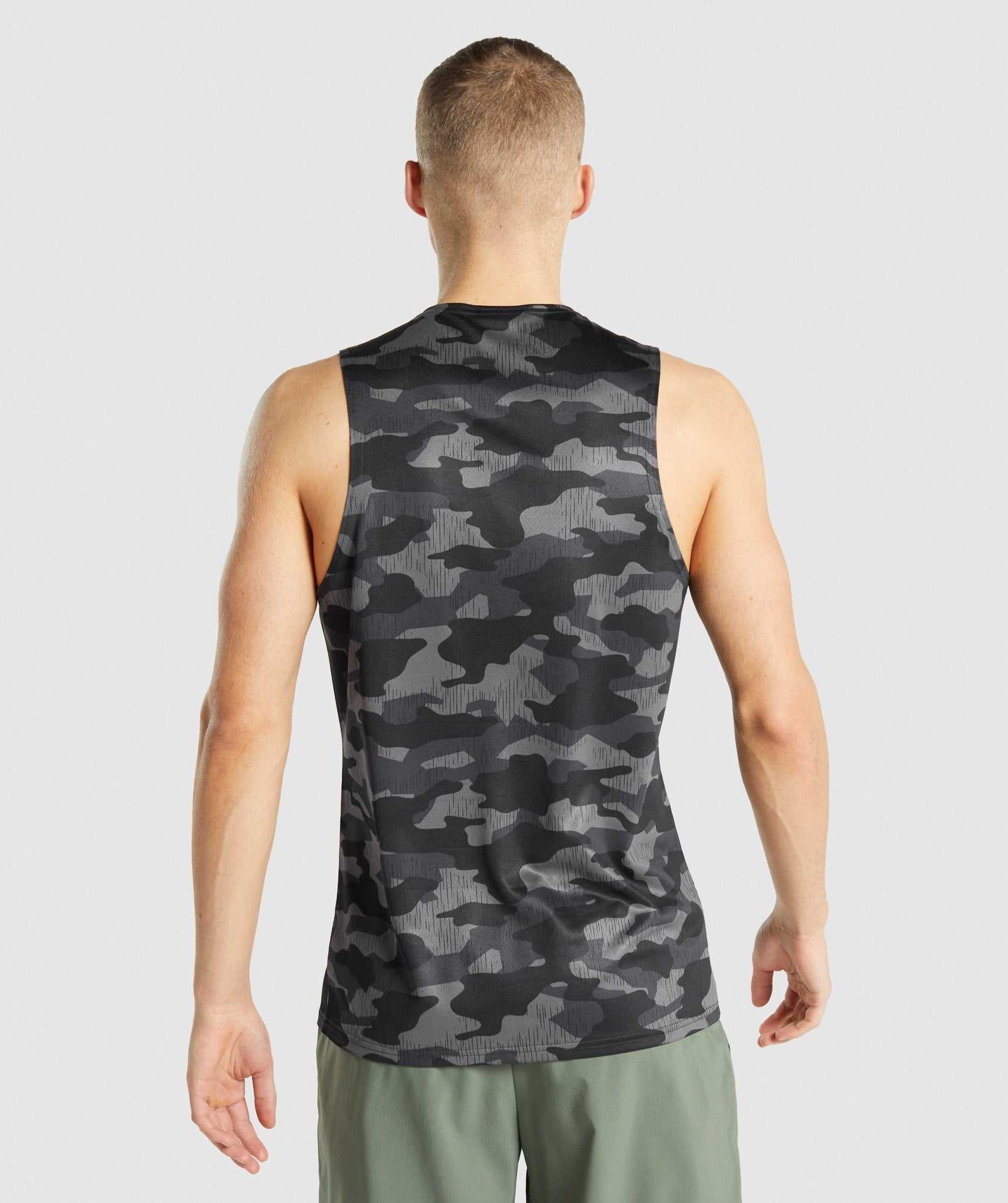 Gymshark Arrival Tanktop Grijs | UYDT19563