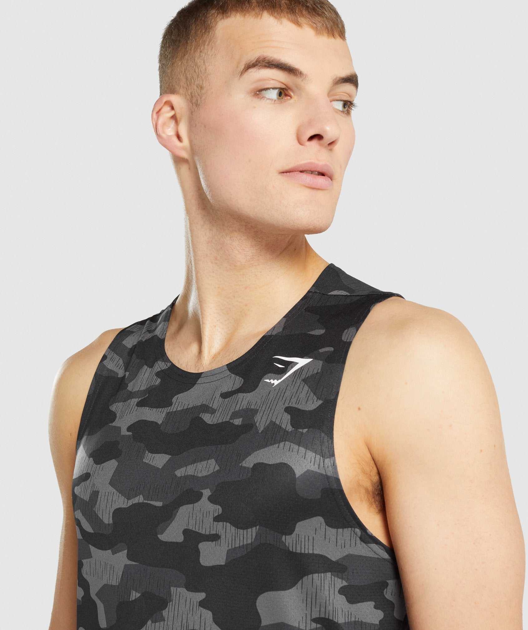 Gymshark Arrival Tanktop Grijs | UYDT19563