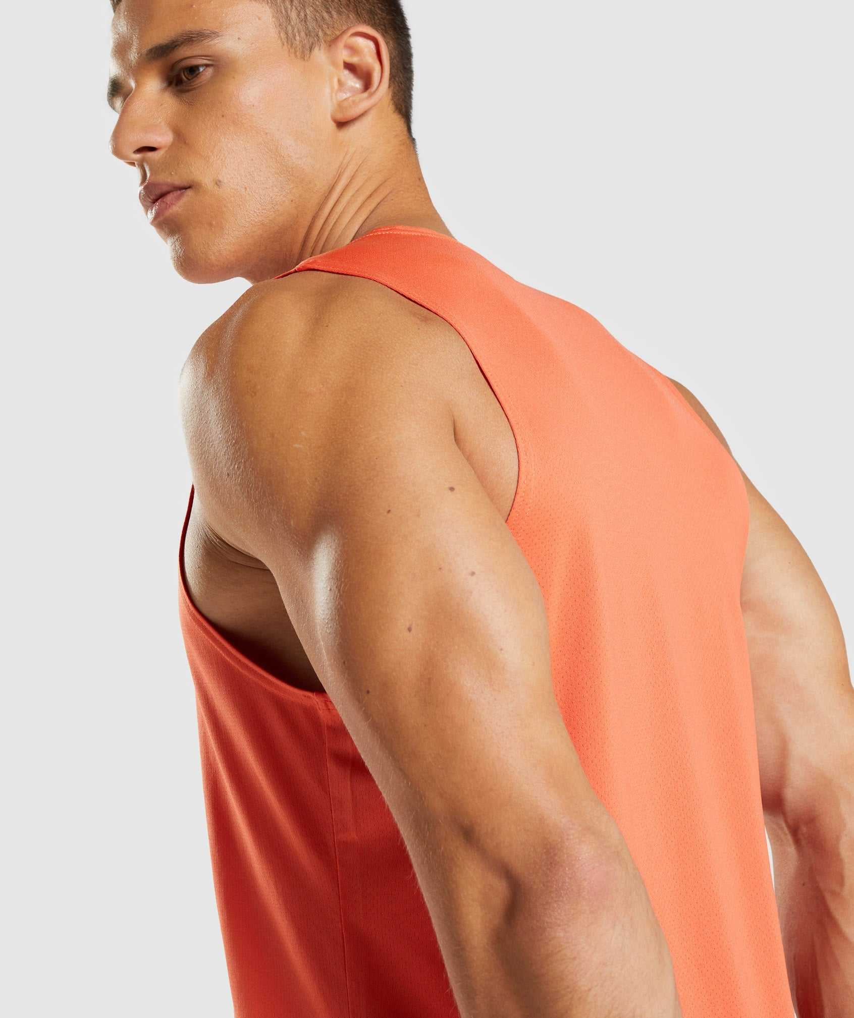 Gymshark Arrival Tanktop Oranje | FUKX87942