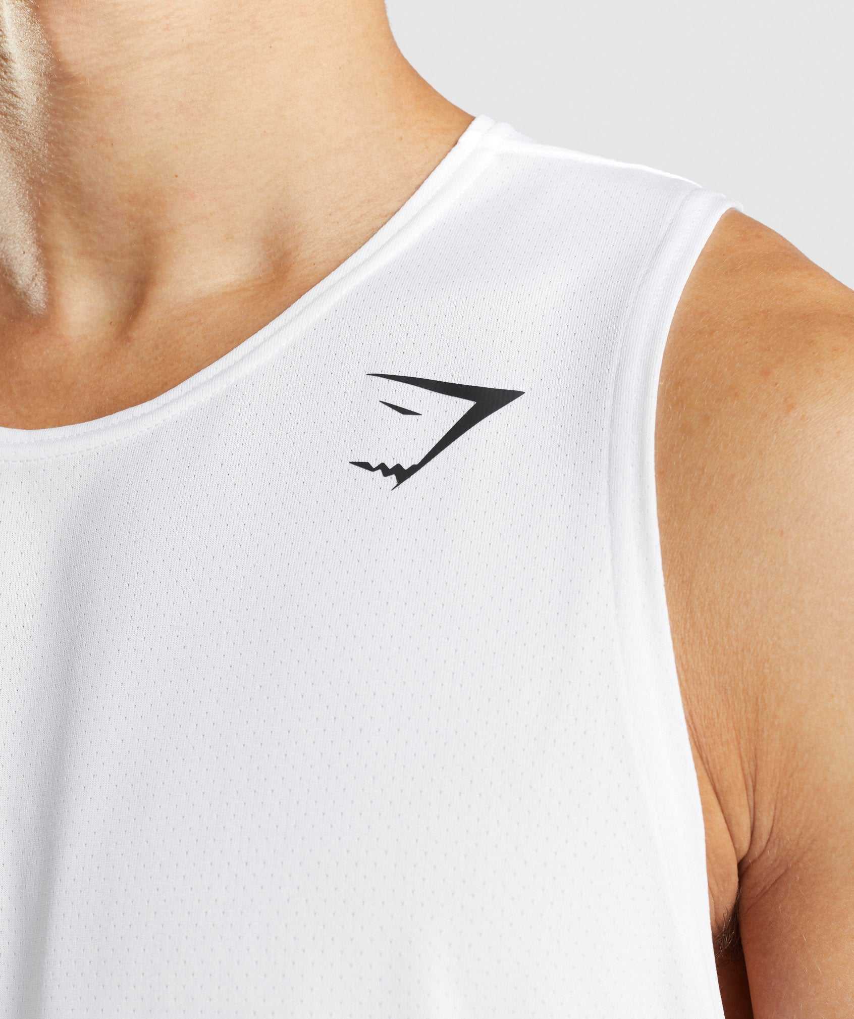 Gymshark Arrival Tanktop Wit | SVQE47890