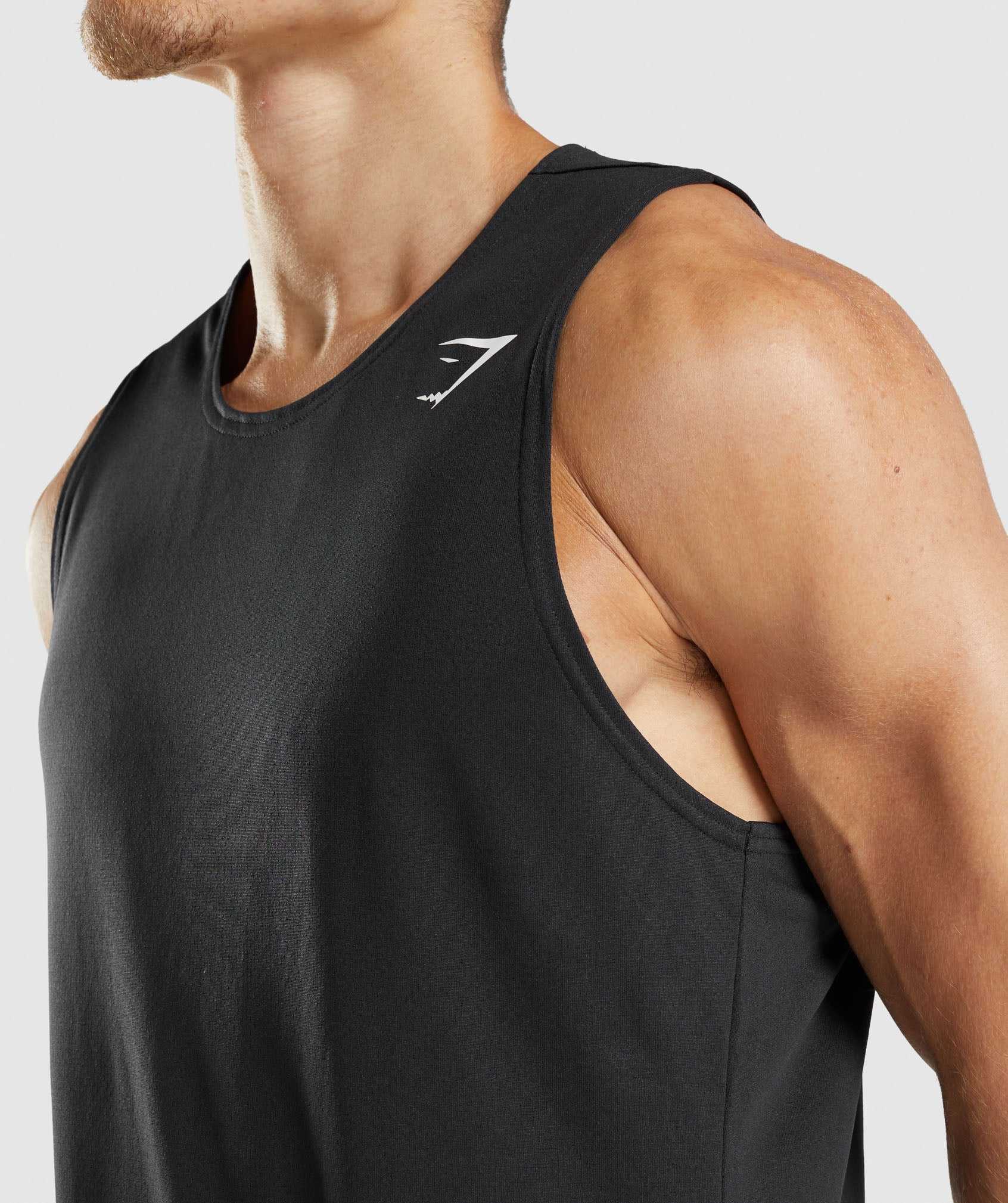 Gymshark Arrival Tanktop Zwart | TMFV30916