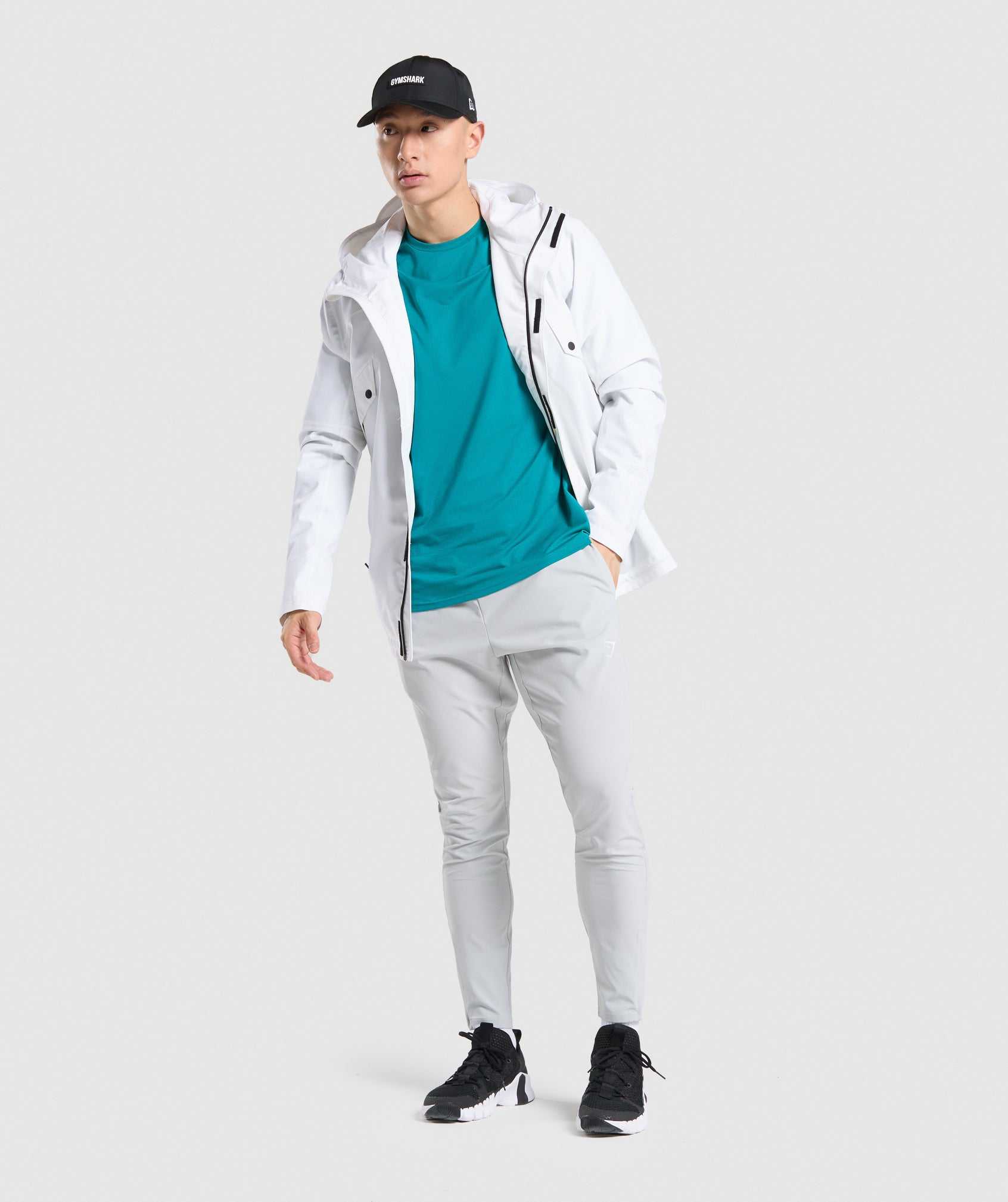 Gymshark Arrival Woven Joggingbroeken Lichtgrijs | ACNO41758