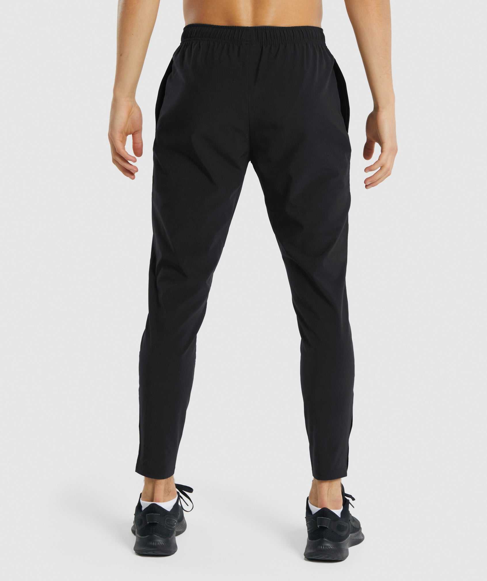 Gymshark Arrival Woven Joggingbroeken Zwart | HPSC01683