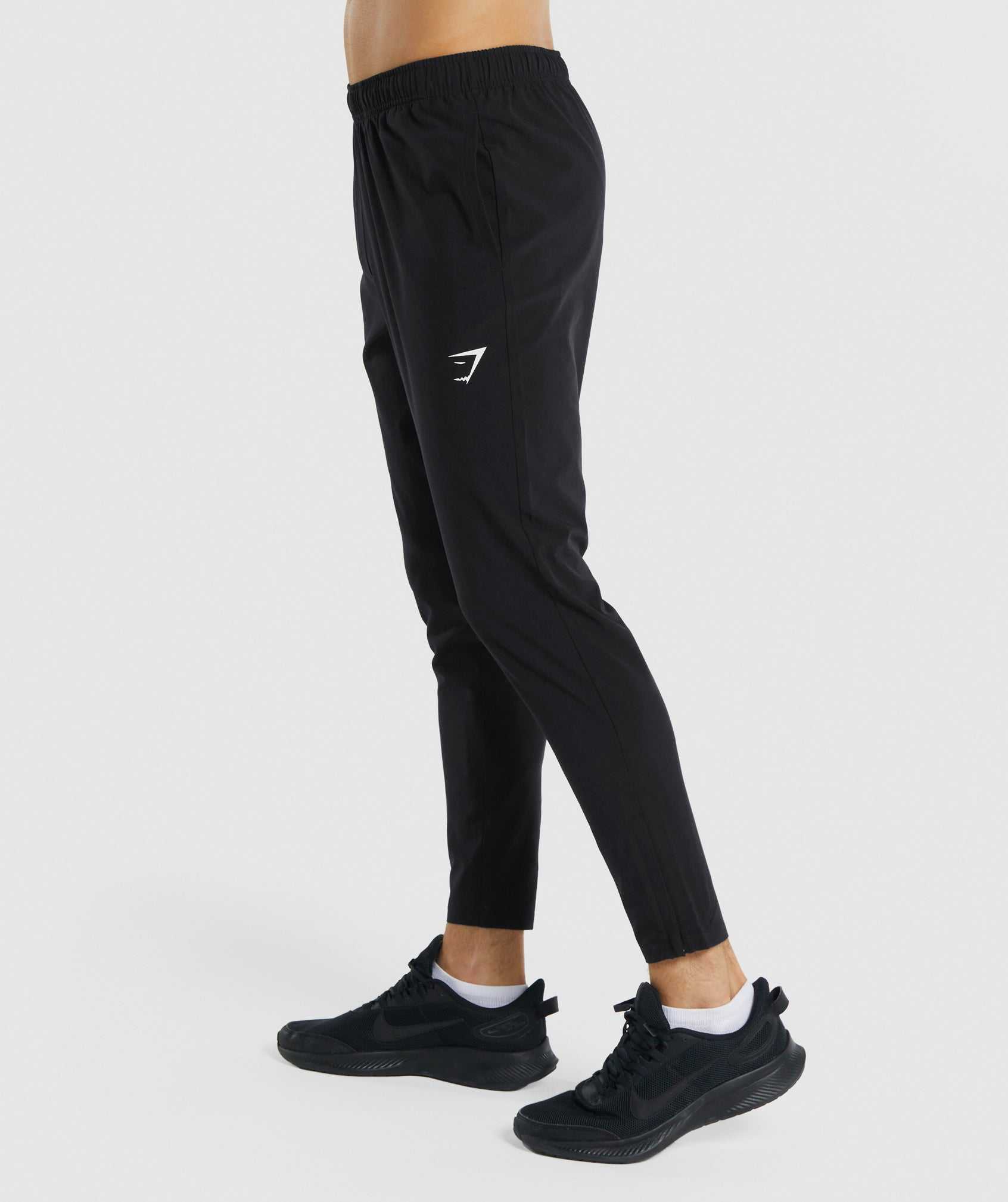 Gymshark Arrival Woven Joggingbroeken Zwart | HPSC01683