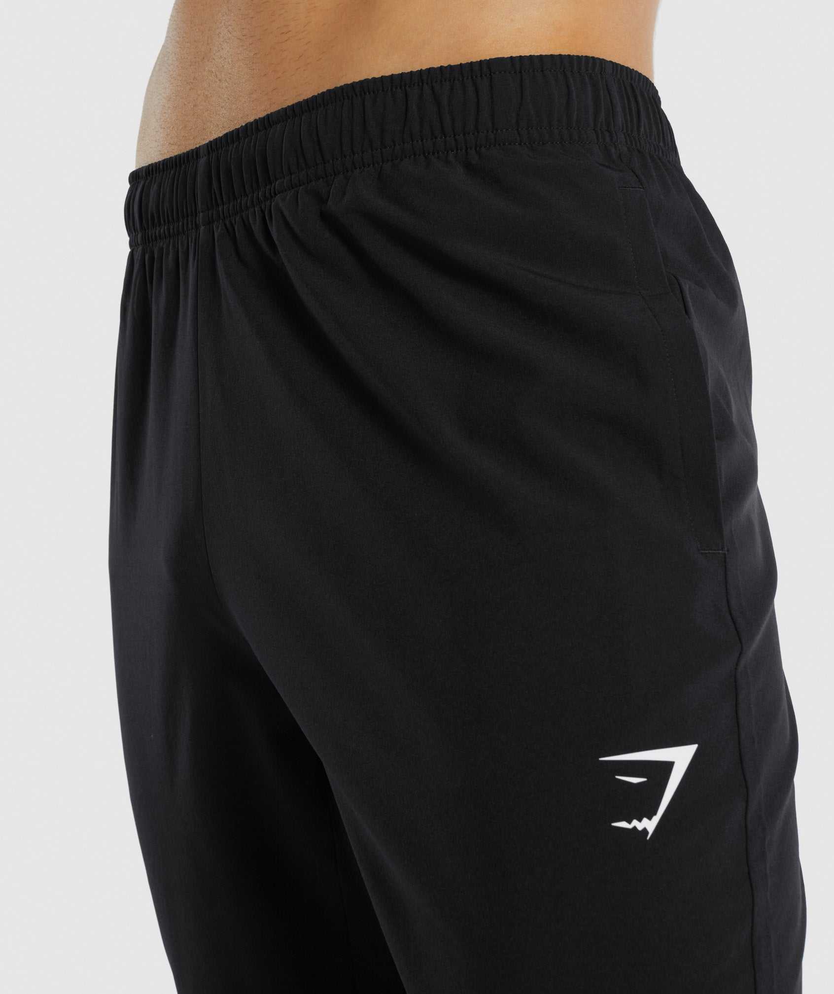 Gymshark Arrival Woven Joggingbroeken Zwart | HPSC01683