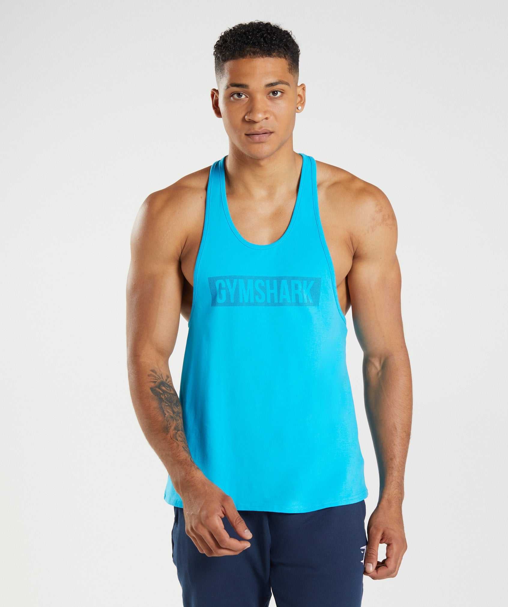 Gymshark Block Gilet Donkergrijs Blauw | HUMT08935