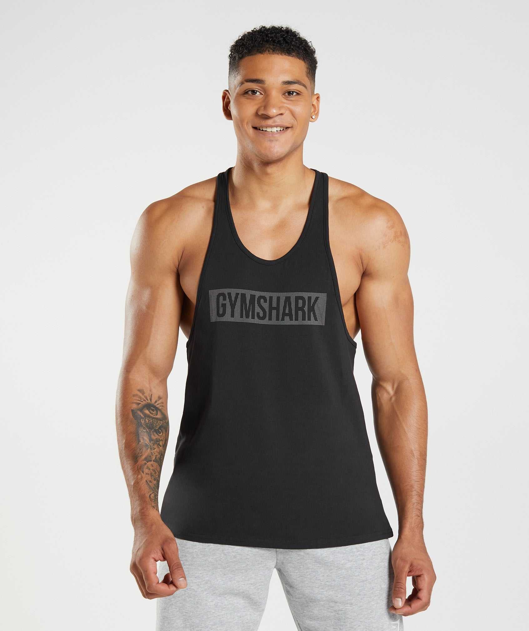 Gymshark Block Gilet Zwart | VUAE63958