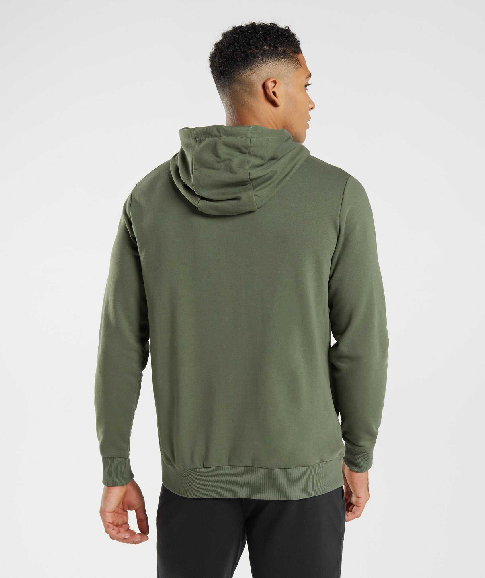 Gymshark Block Hoodie Olijfgroen | FKGD60284