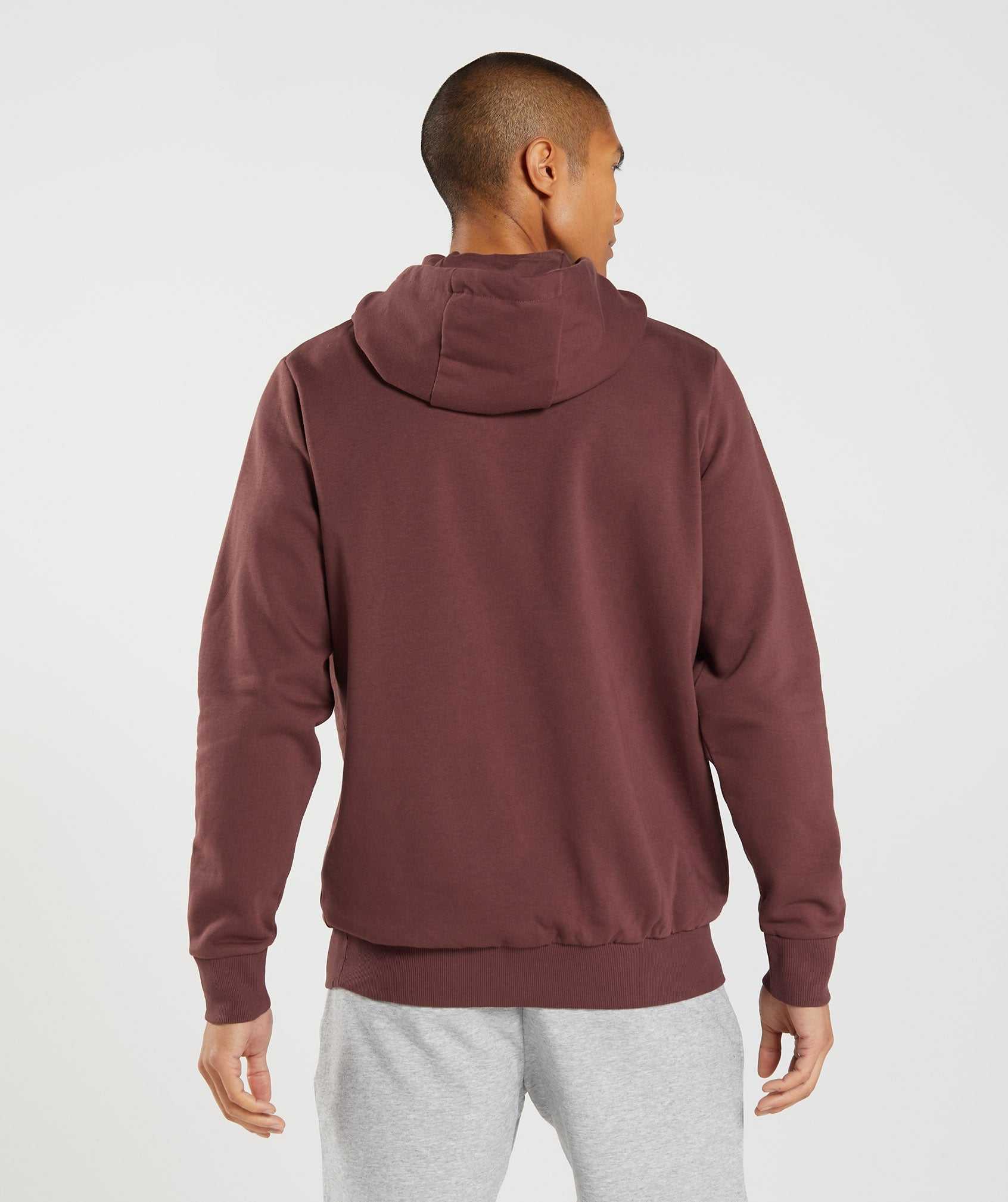 Gymshark Block Hoodie Roze Bruin | BFGW29530