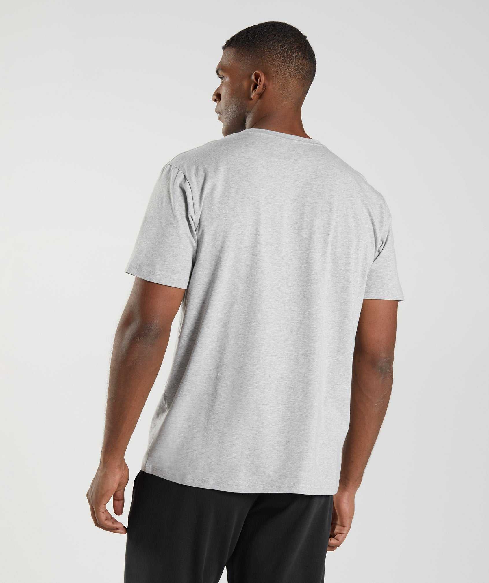 Gymshark Block T-shirts Lichtgrijs | NJTG04832