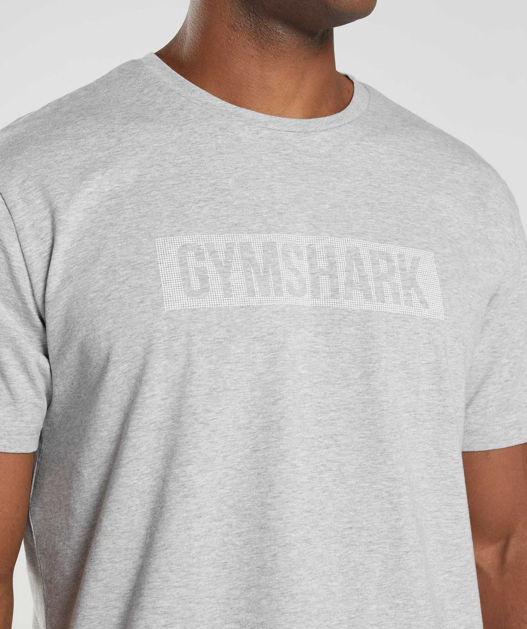 Gymshark Block T-shirts Lichtgrijs | NJTG04832