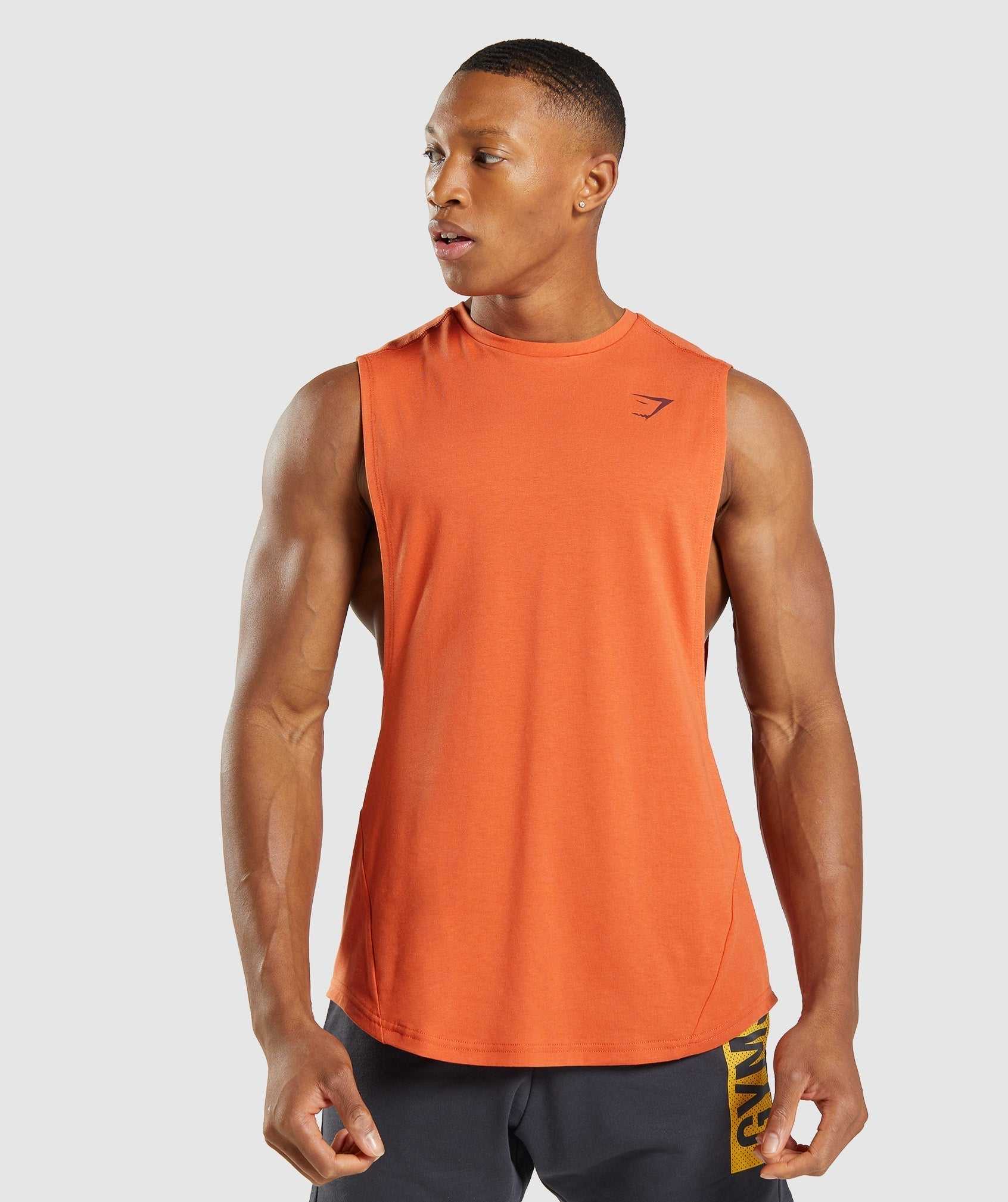 Gymshark Bold Drop Arm Tanktop Oranje | APXU71465