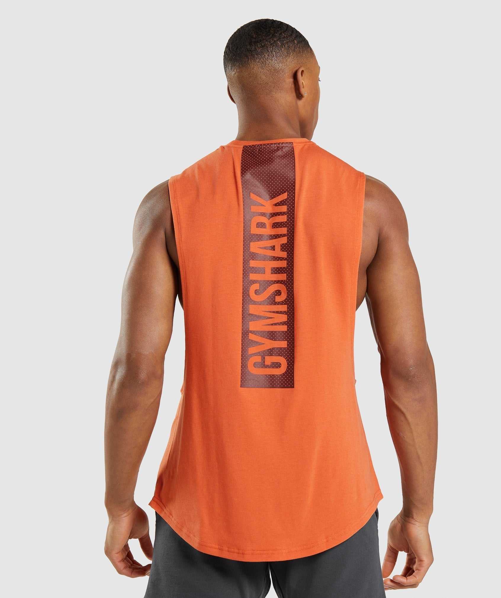 Gymshark Bold Drop Arm Tanktop Oranje | APXU71465