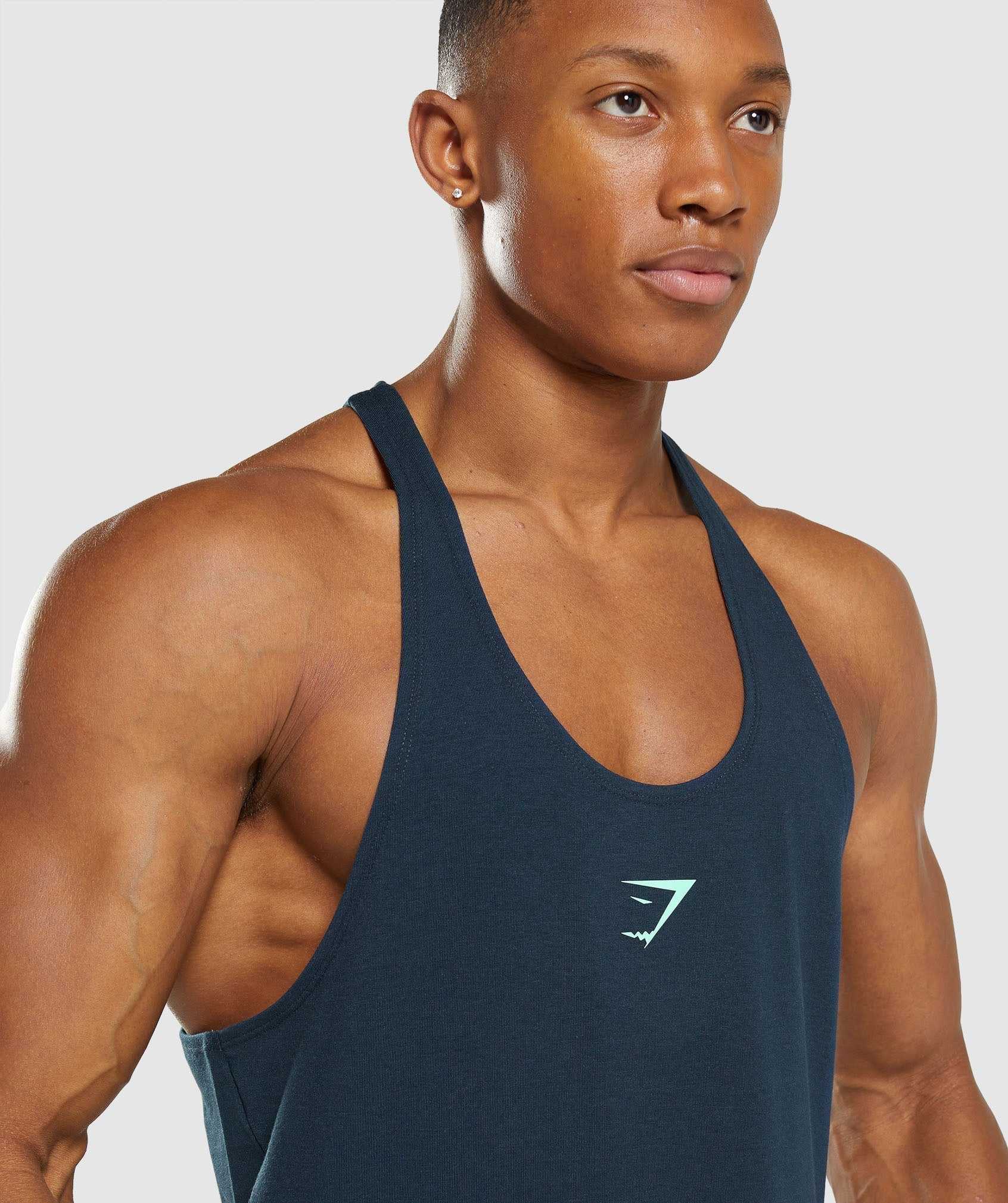 Gymshark Bold Gilet Donkerblauw | ZQVE57912