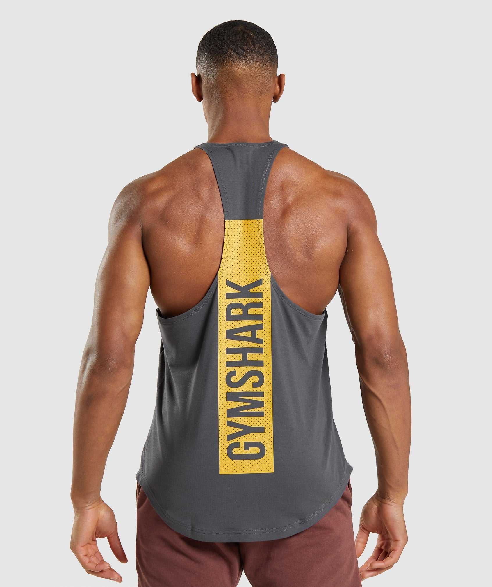 Gymshark Bold Gilet Zwart Grijs | NLUA36479