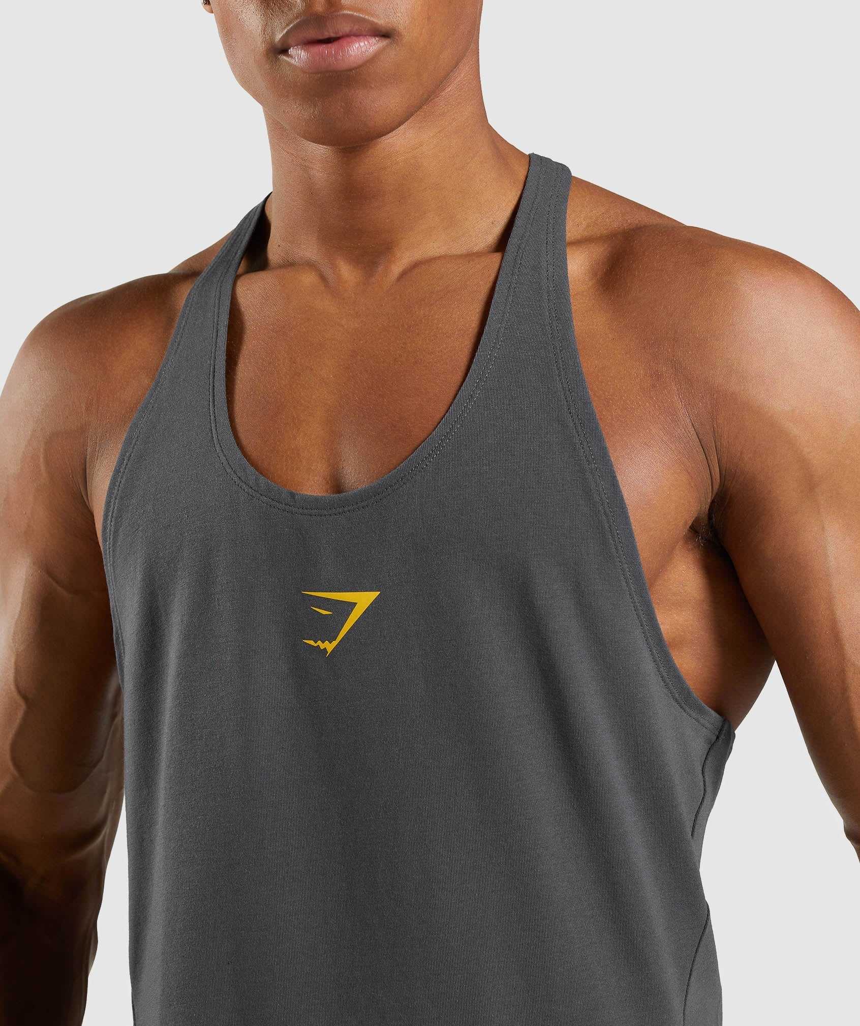 Gymshark Bold Gilet Zwart Grijs | NLUA36479