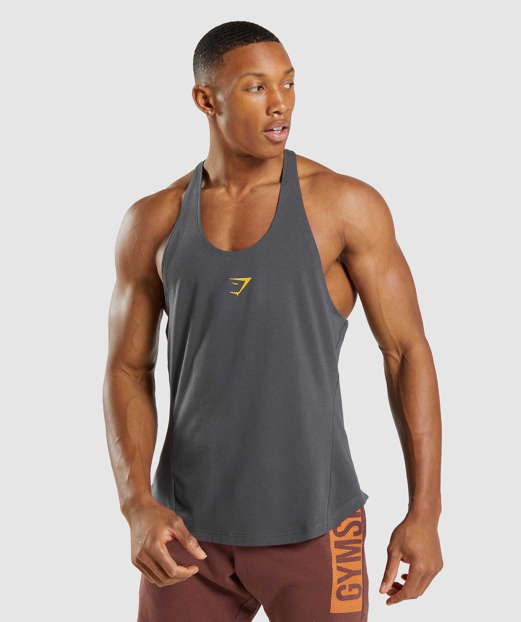 Gymshark Bold Gilet Zwart Grijs | NLUA36479