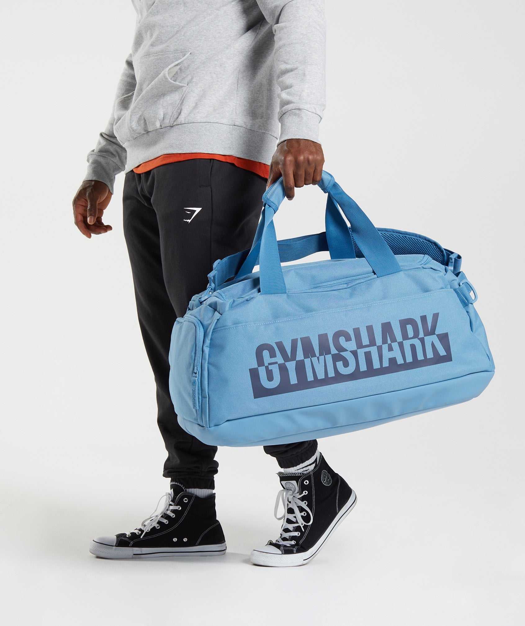 Gymshark Bold Holdall Accessoires Blauw | UBDG19850