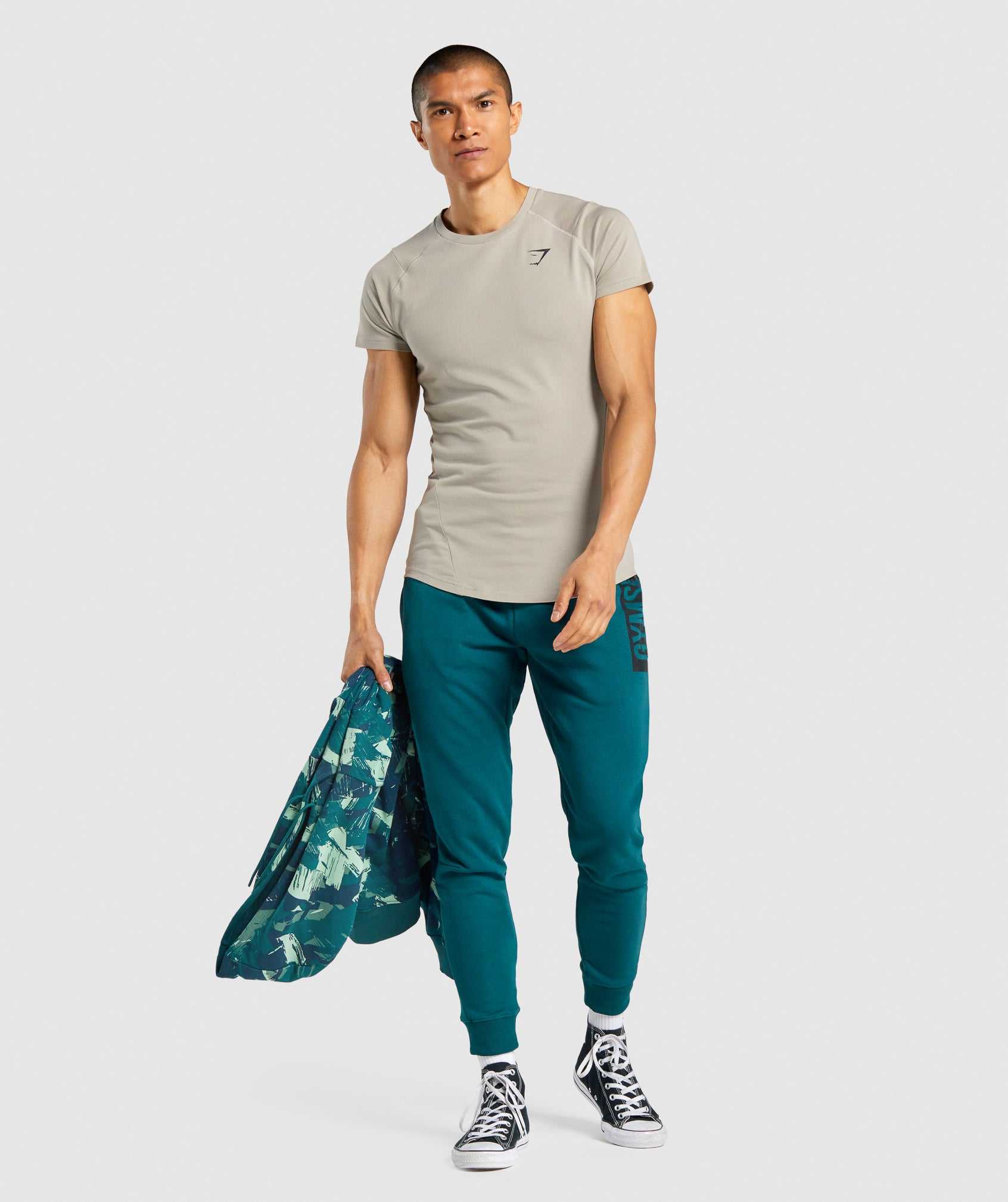 Gymshark Bold T-shirts Grijs | LRDI37964