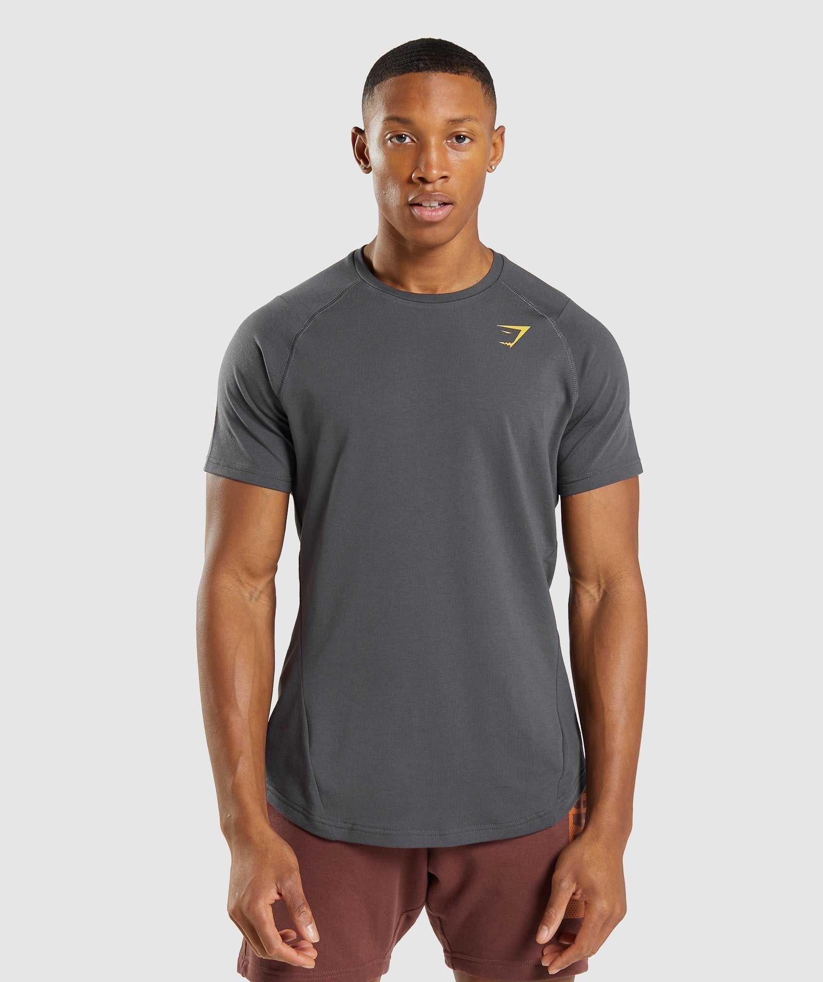 Gymshark Bold T-shirts Zwart Grijs | YNOE42097