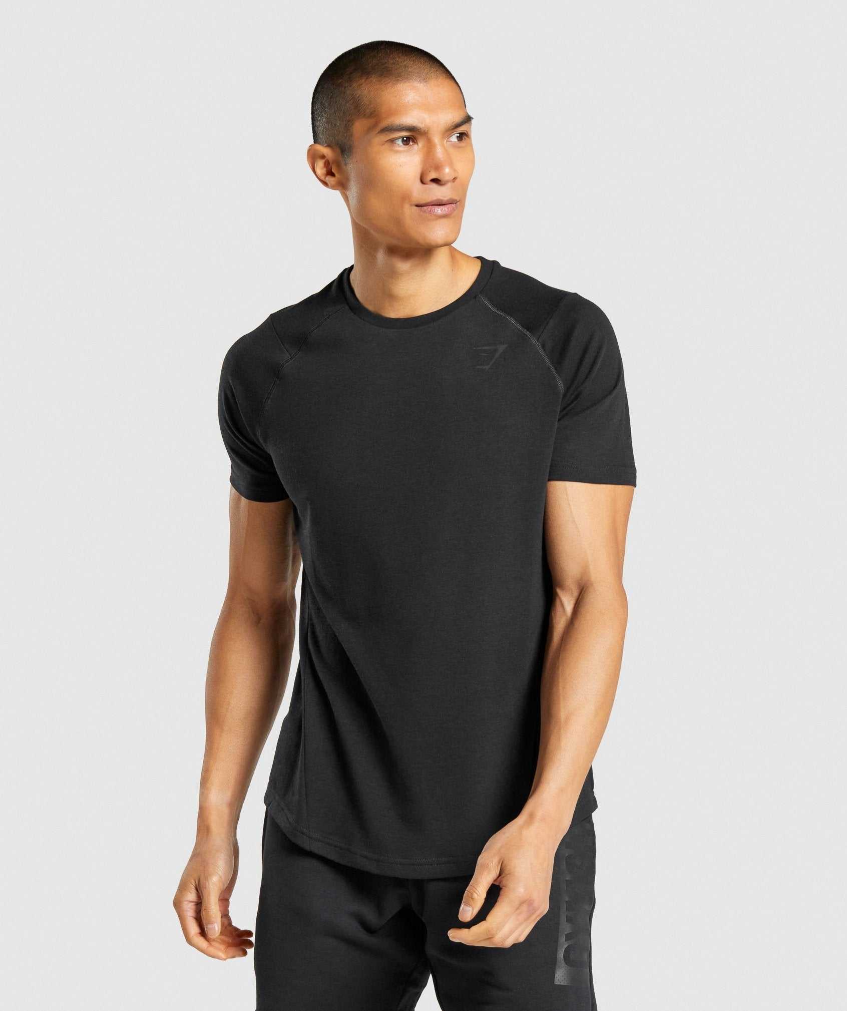 Gymshark Bold T-shirts Zwart | IKSC42581